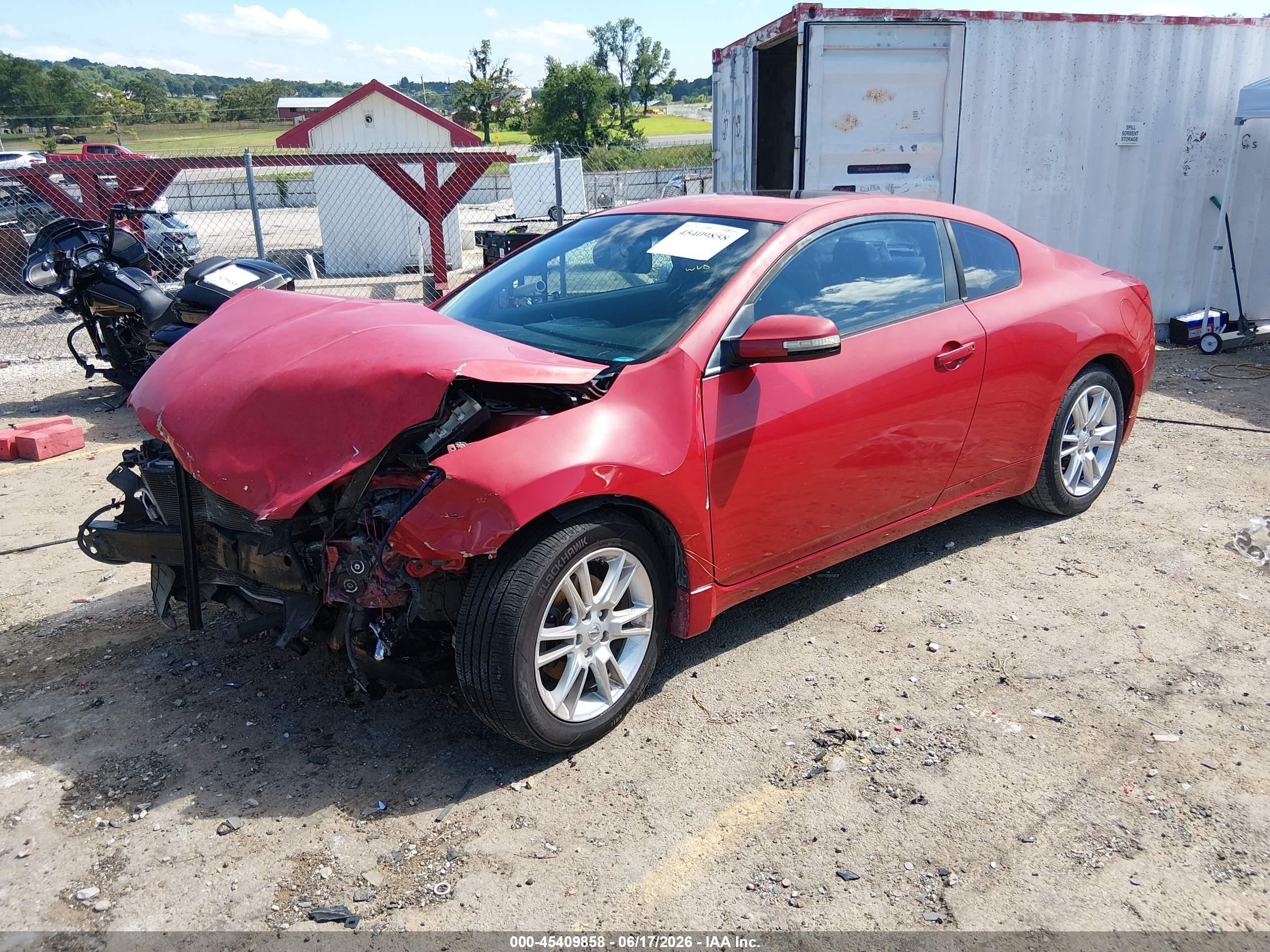 2008 Nissan Altima 3.5 Se Red vin: 1N4BL24EX8C188690