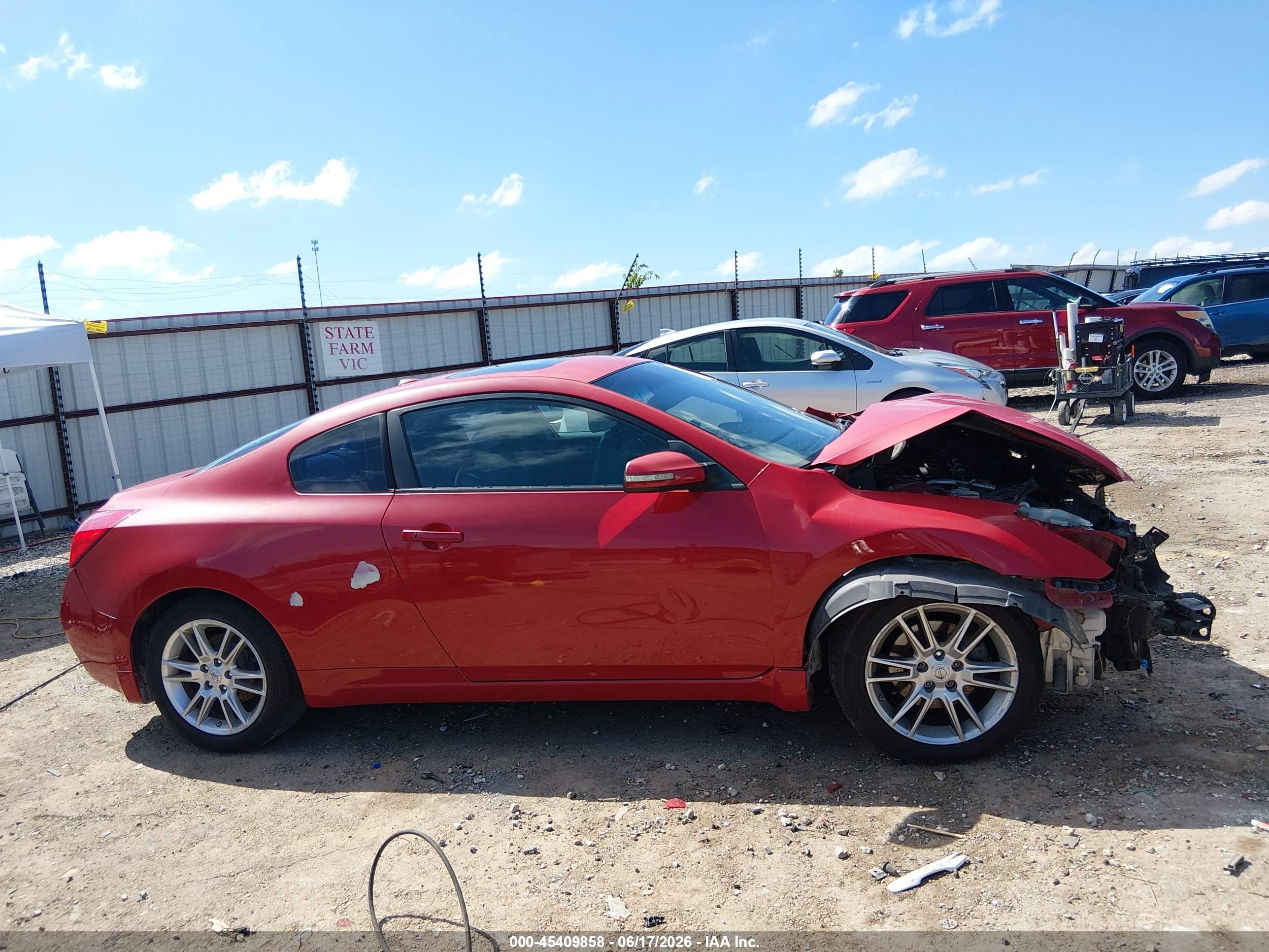 2008 Nissan Altima 3.5 Se Red vin: 1N4BL24EX8C188690