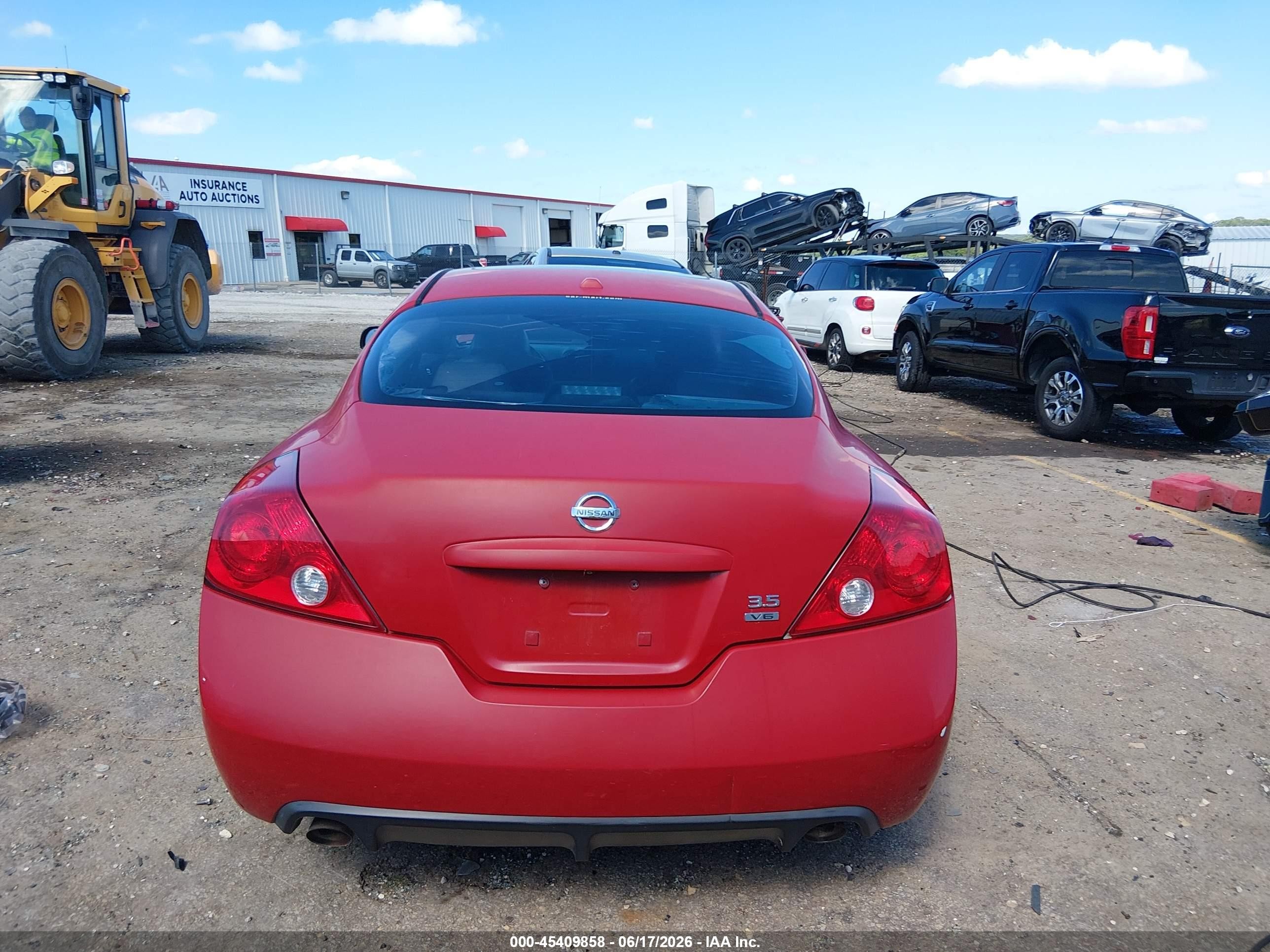 2008 Nissan Altima 3.5 Se Red vin: 1N4BL24EX8C188690