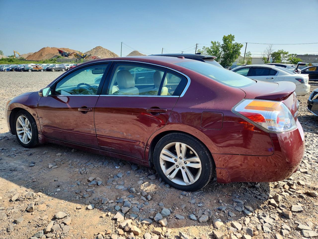 2010 Nissan Altima Sr Burgundy vin: 1N4BL2AP0AC178343