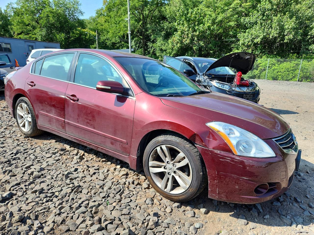 2010 Nissan Altima Sr Burgundy vin: 1N4BL2AP0AC178343