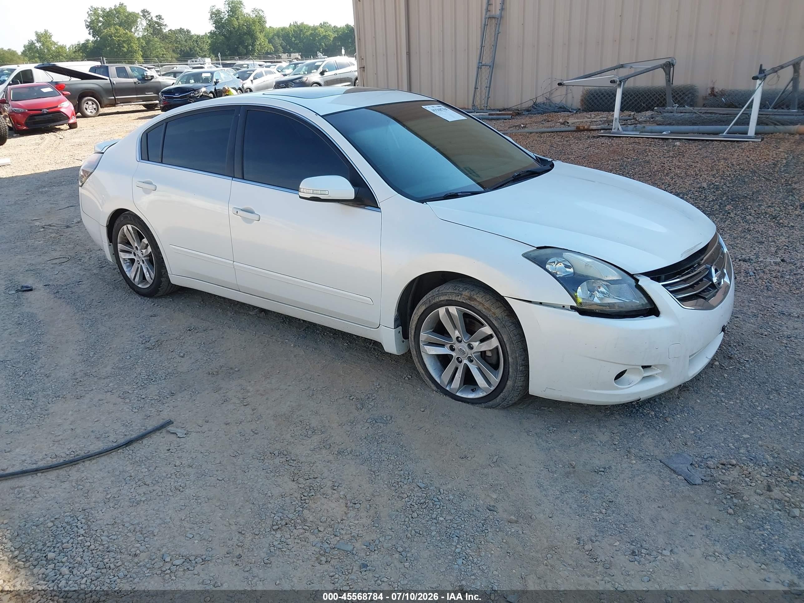 2010 Nissan Altima 3.5 Sr White vin: 1N4BL2AP0AN510477