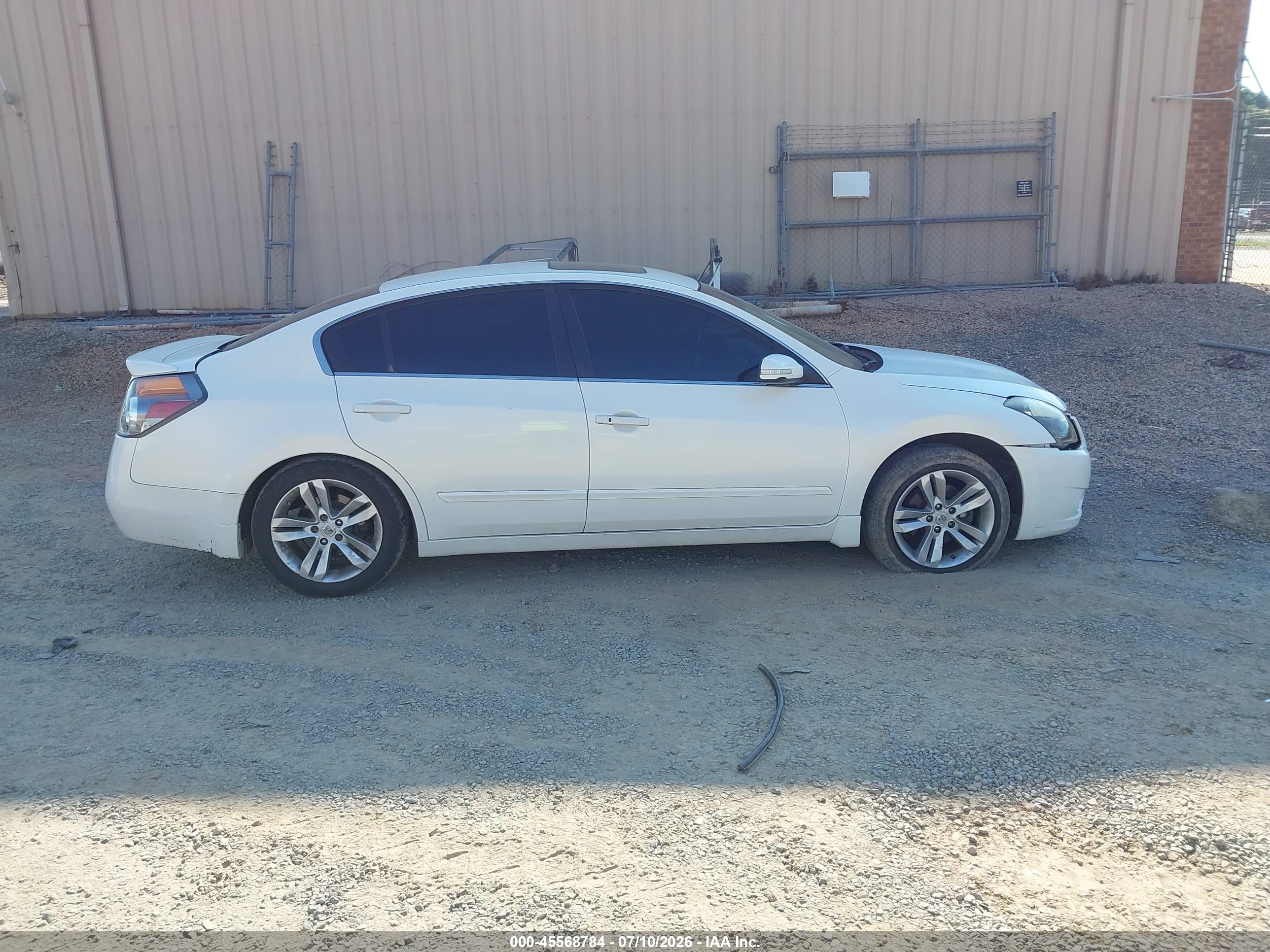 2010 Nissan Altima 3.5 Sr White vin: 1N4BL2AP0AN510477