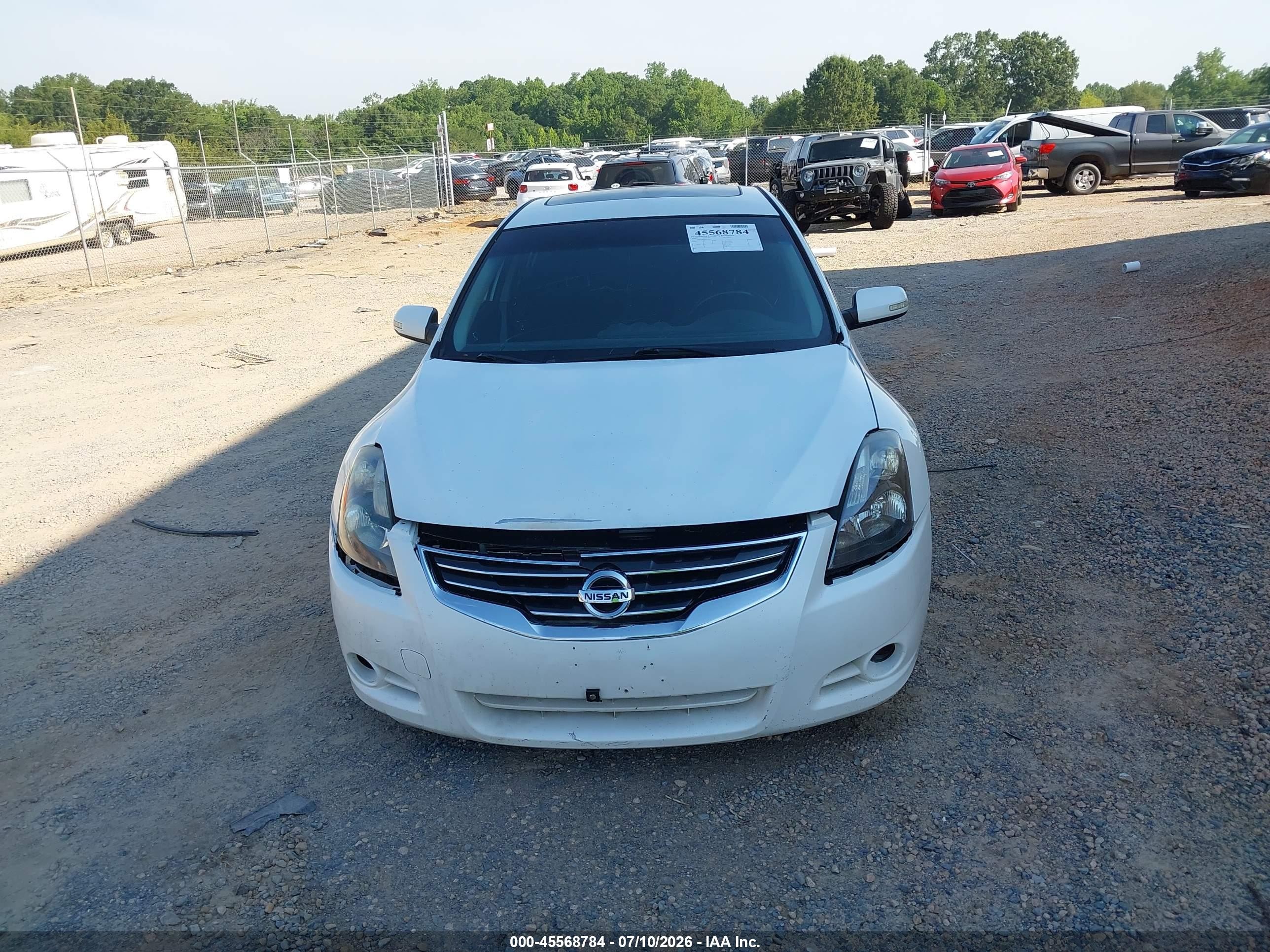 2010 Nissan Altima 3.5 Sr White vin: 1N4BL2AP0AN510477