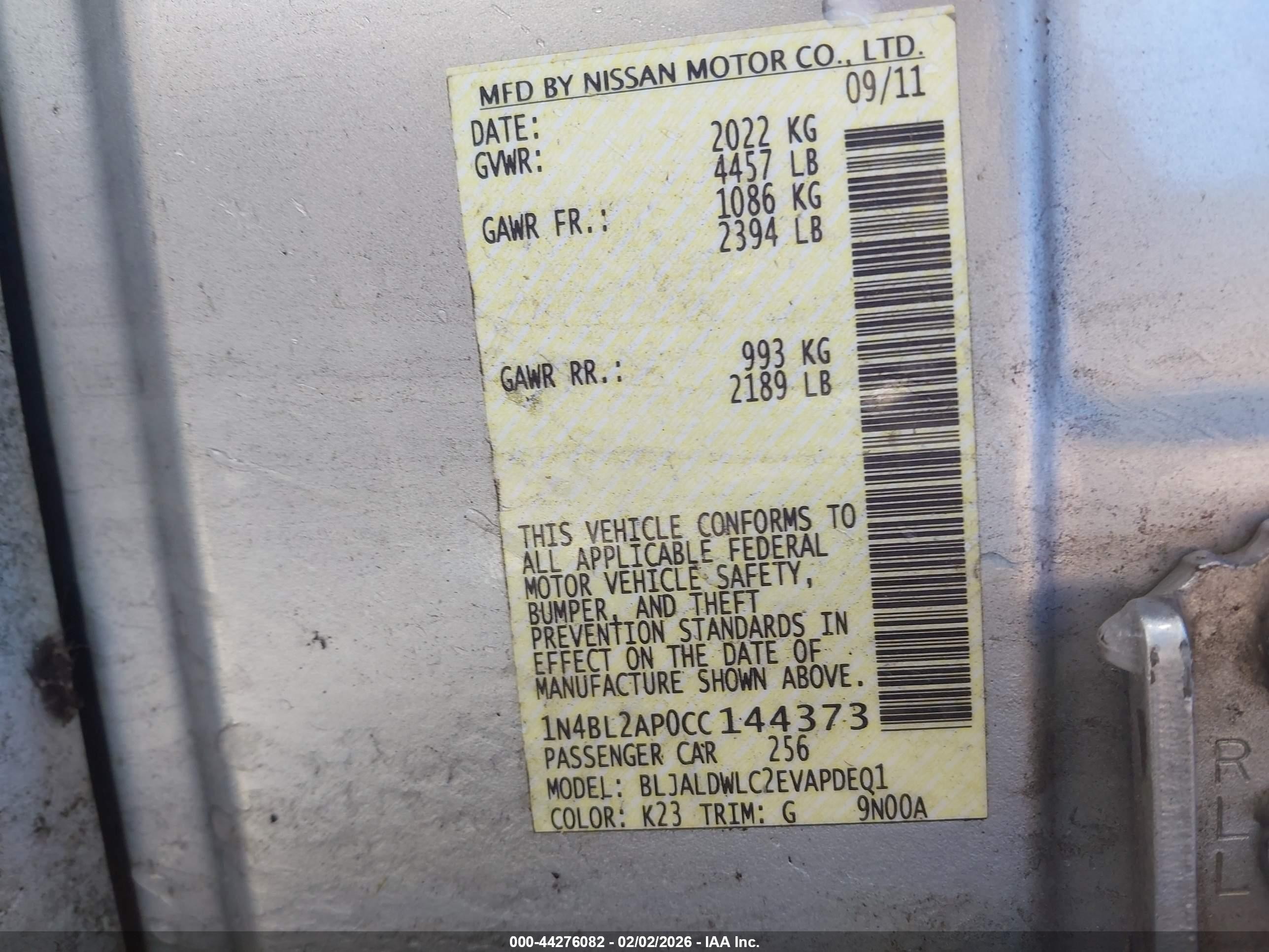 2012 Nissan Altima 3.5 Sr Silver vin: 1N4BL2AP0CC144373