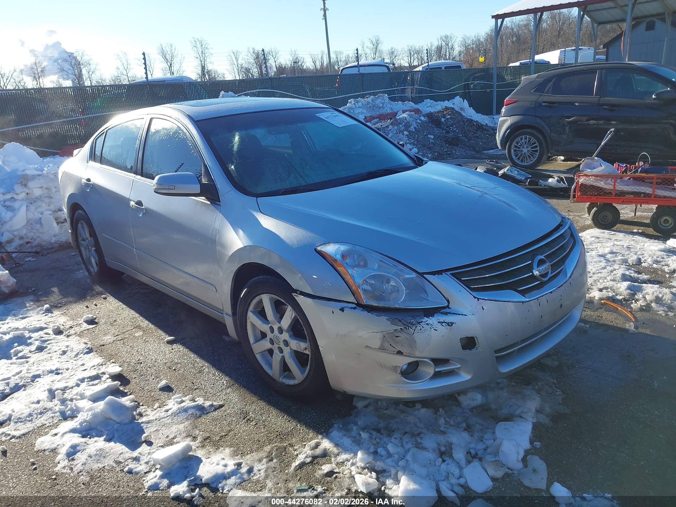 2012 Nissan Altima 3.5 Sr Silver vin: 1N4BL2AP0CC144373