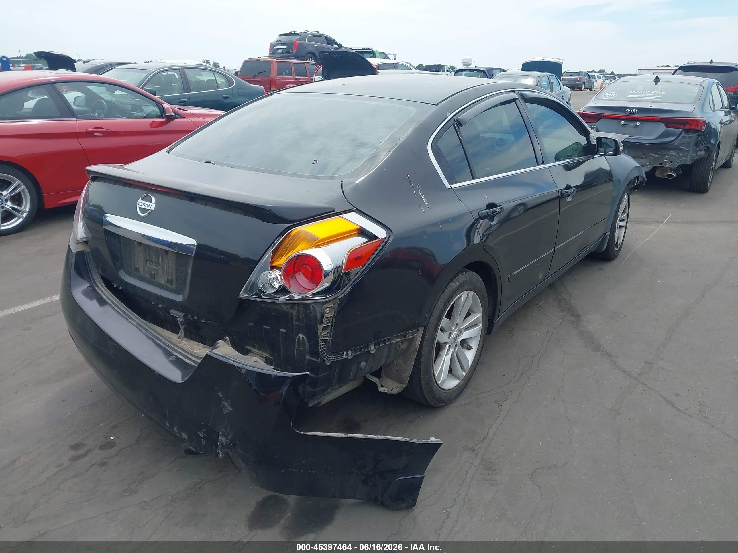 2012 Nissan Altima 3.5 Sr Black vin: 1N4BL2AP0CC176465
