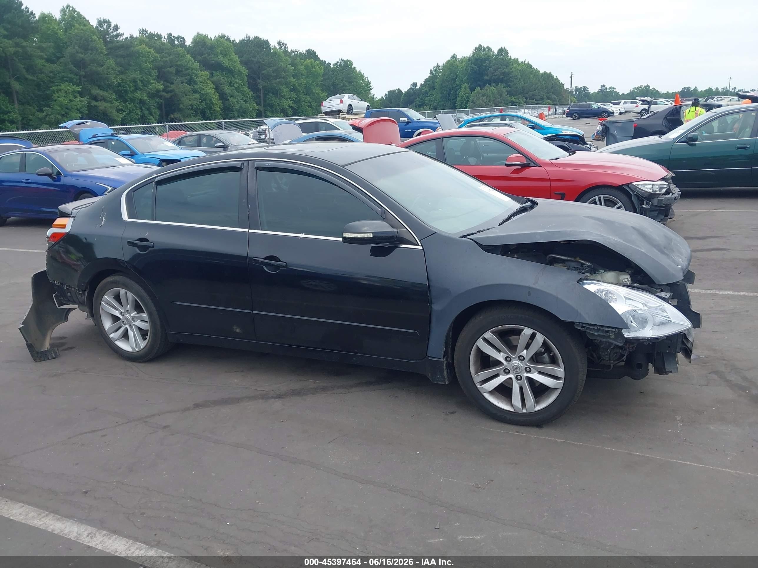 2012 Nissan Altima 3.5 Sr Black vin: 1N4BL2AP0CC176465