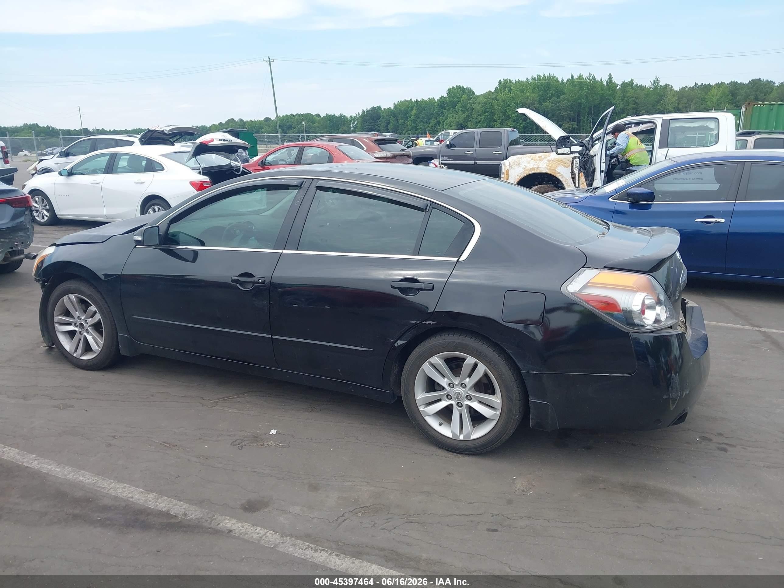 2012 Nissan Altima 3.5 Sr Black vin: 1N4BL2AP0CC176465