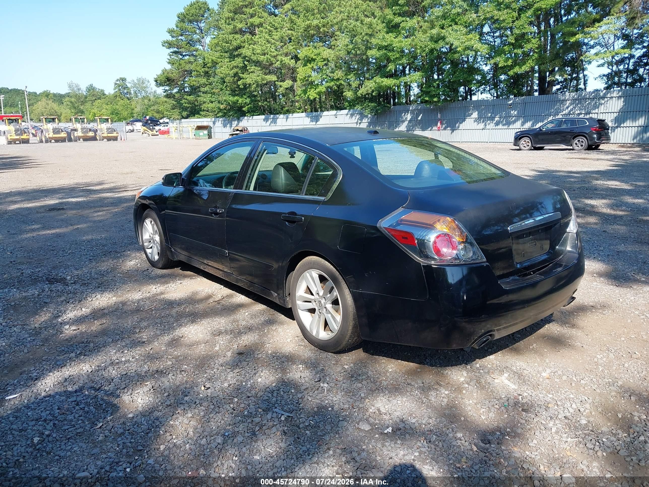 2012 Nissan Altima 3.5 Sr Black vin: 1N4BL2AP0CC238818