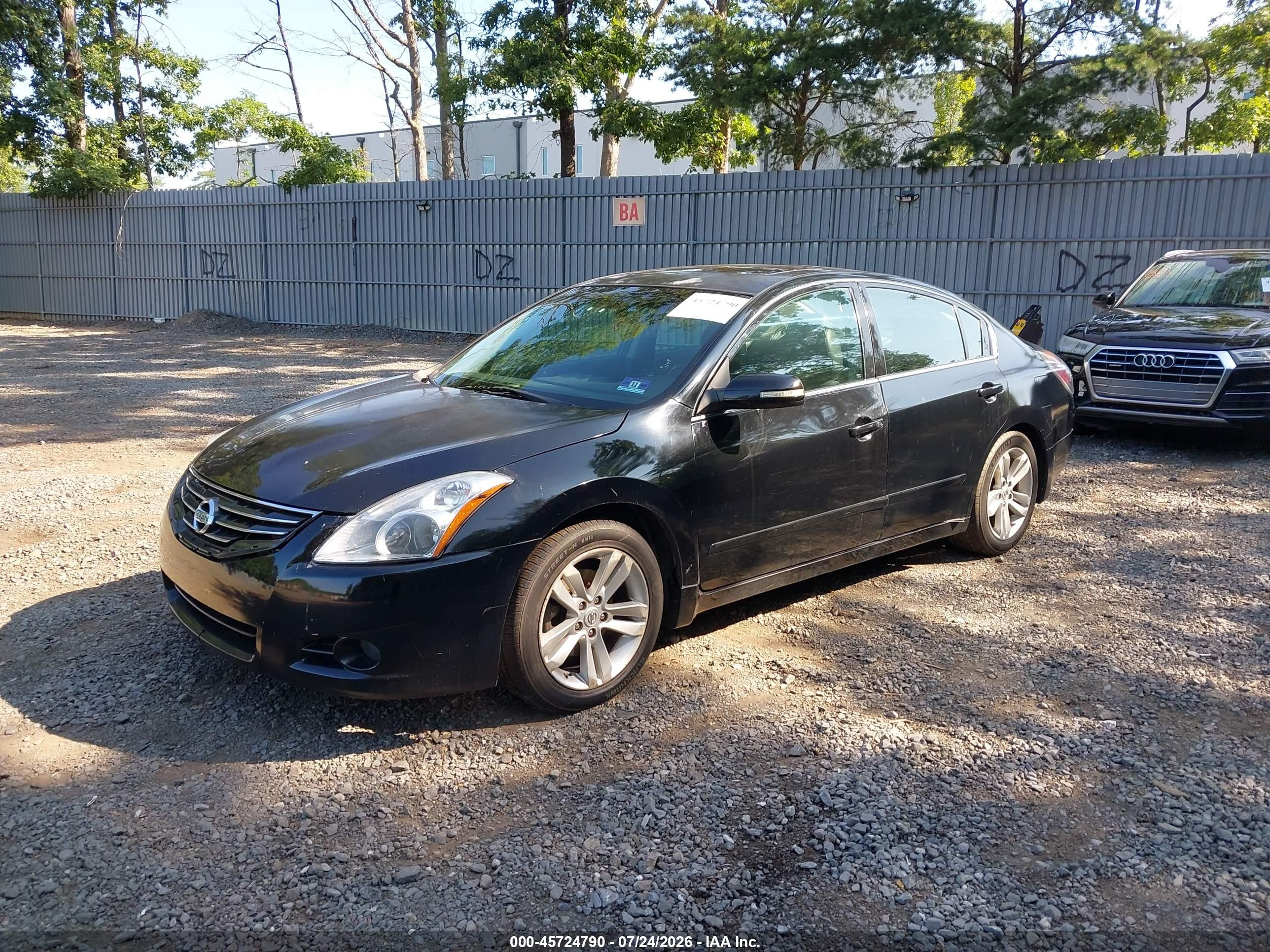 2012 Nissan Altima 3.5 Sr Black vin: 1N4BL2AP0CC238818