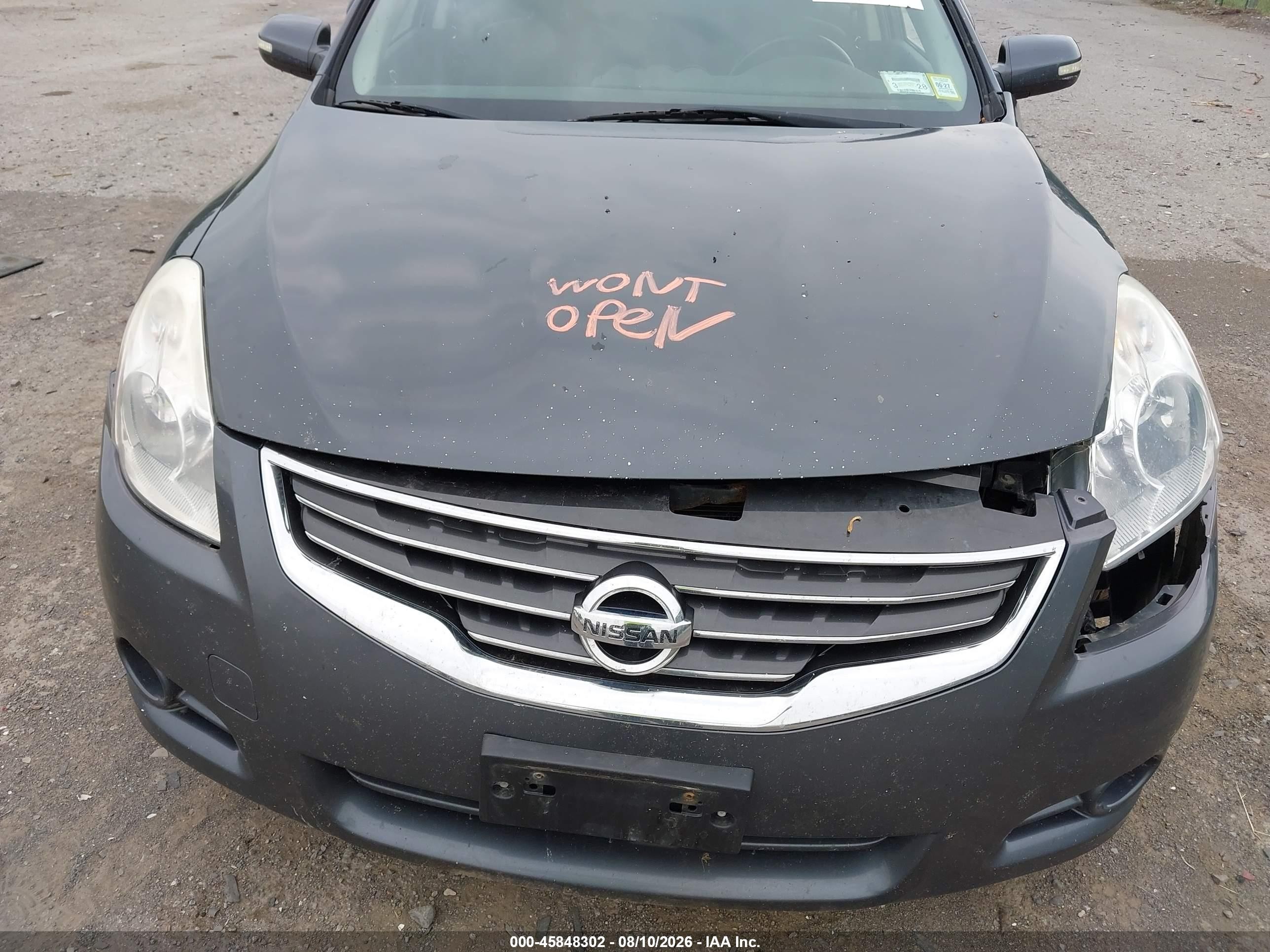 2012 Nissan Altima 3.5 Sr Серый vin: 1N4BL2AP0CN469304