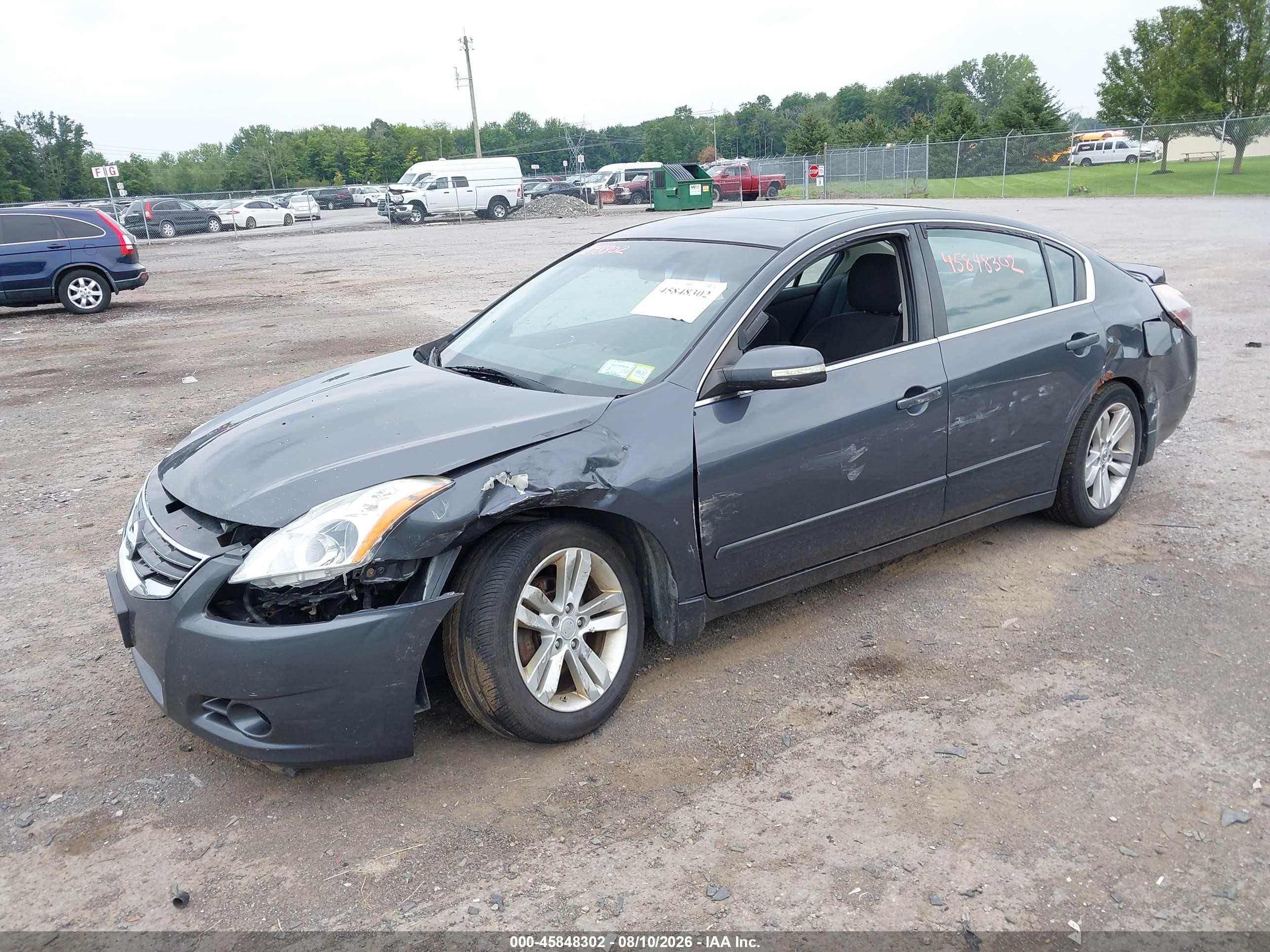 2012 Nissan Altima 3.5 Sr Серый vin: 1N4BL2AP0CN469304