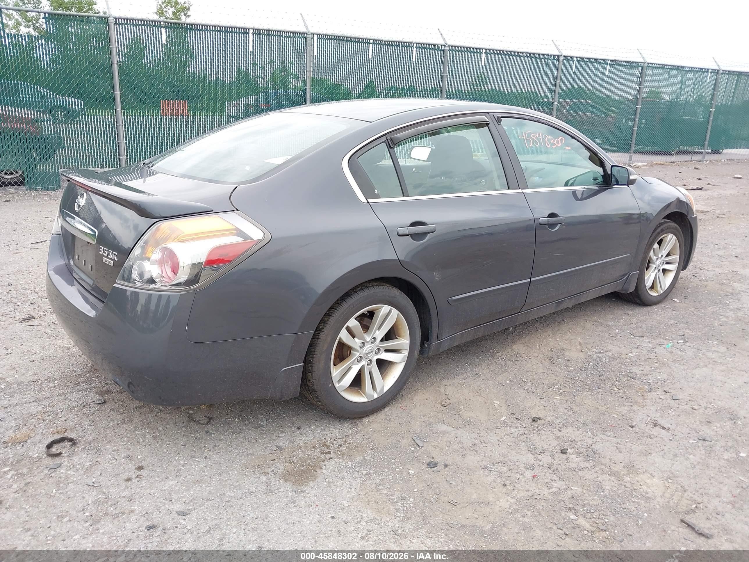 2012 Nissan Altima 3.5 Sr Серый vin: 1N4BL2AP0CN469304