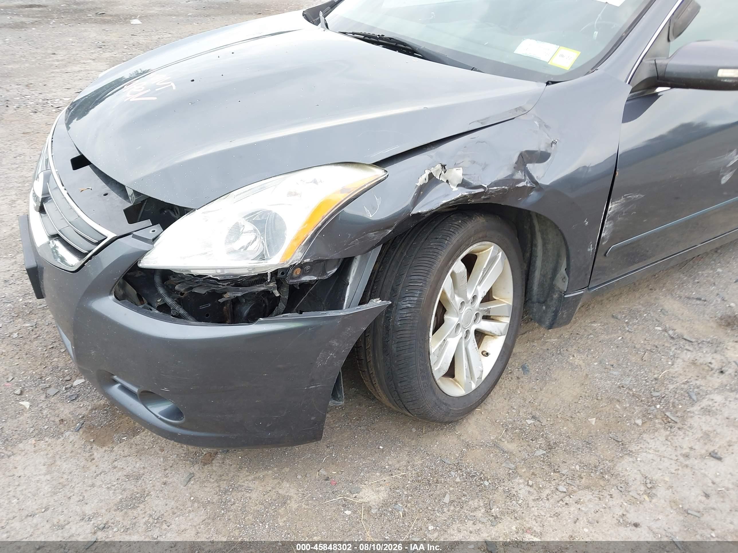2012 Nissan Altima 3.5 Sr Серый vin: 1N4BL2AP0CN469304