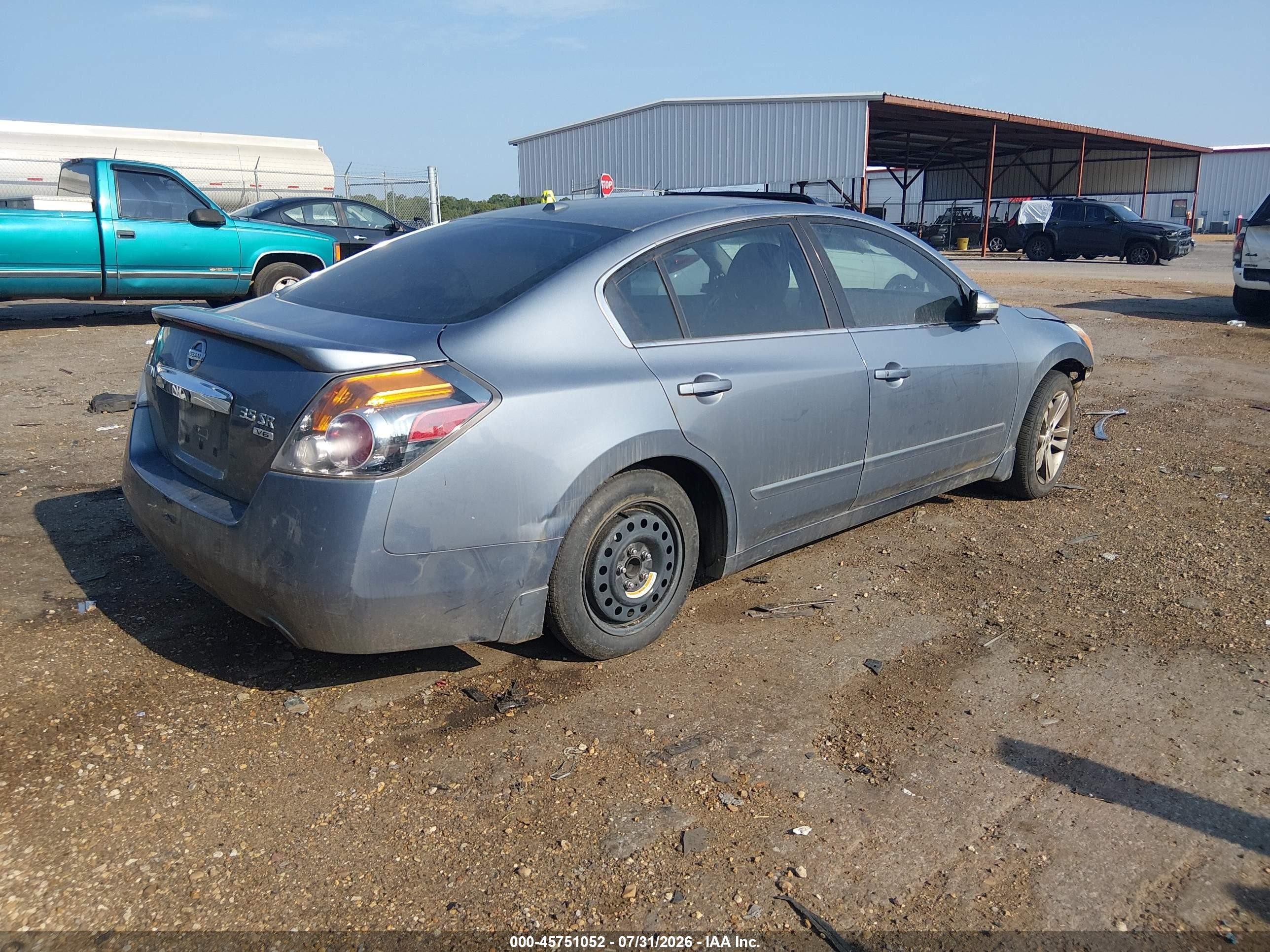 2012 Nissan Altima 3.5 Sr Blue vin: 1N4BL2AP0CN508358