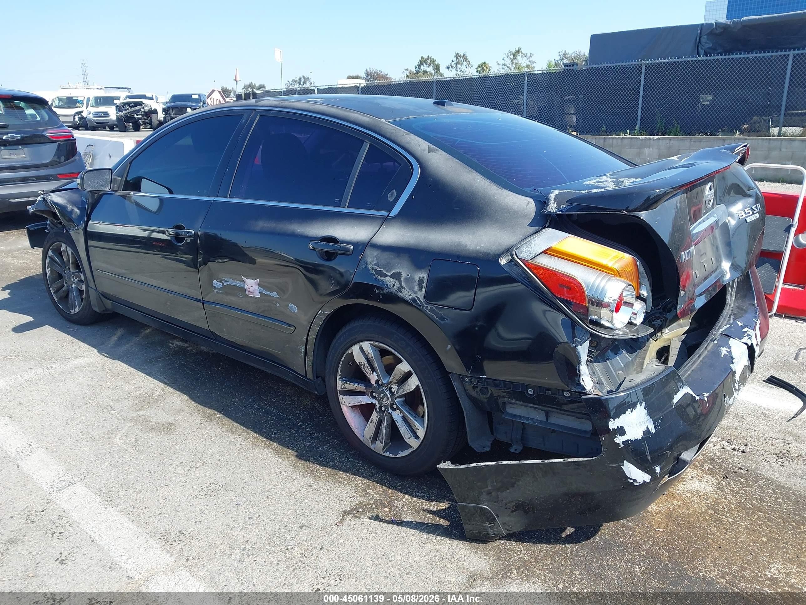 2010 Nissan Altima 3.5 Sr Black vin: 1N4BL2AP1AN533914