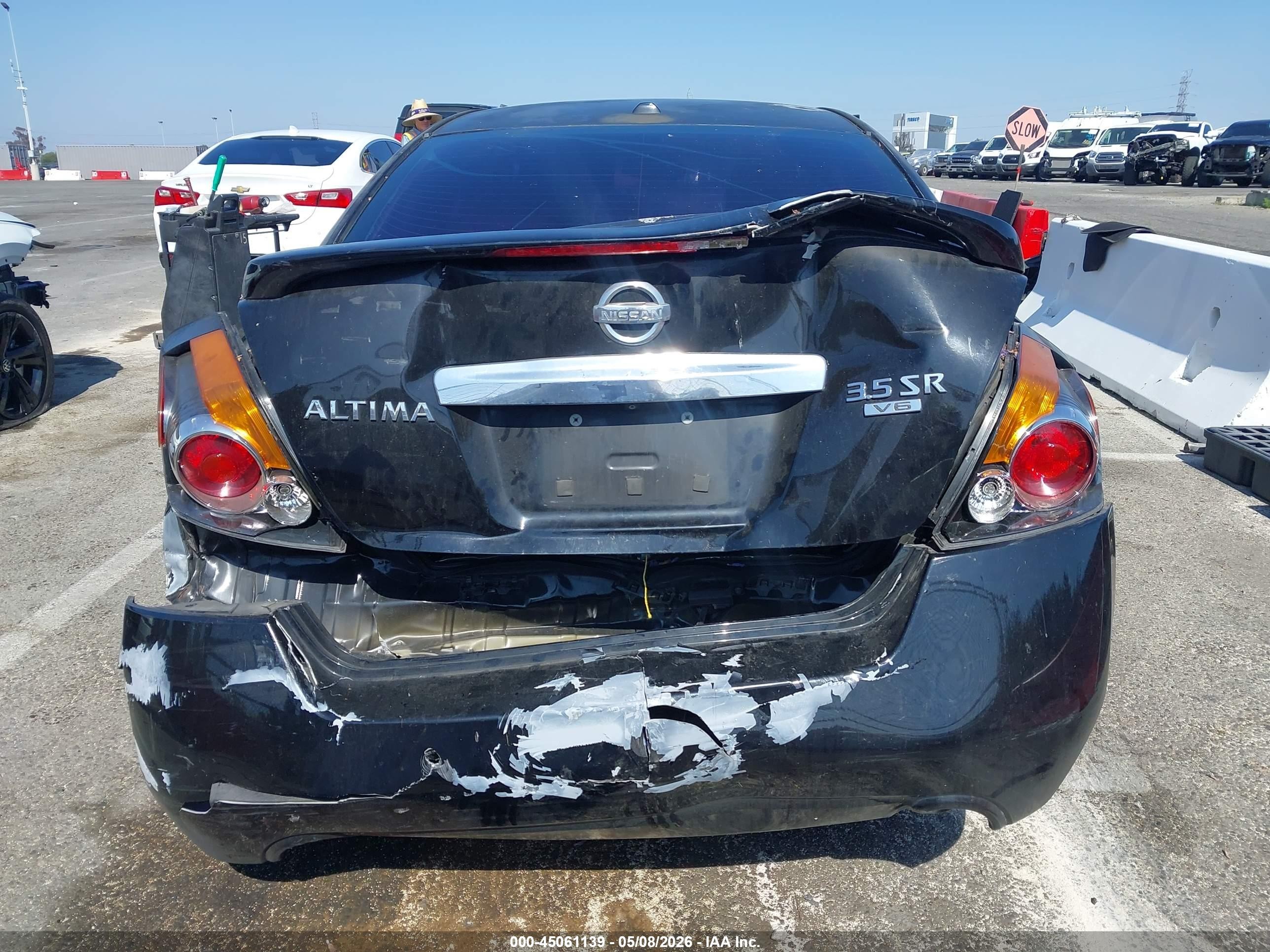 2010 Nissan Altima 3.5 Sr Black vin: 1N4BL2AP1AN533914