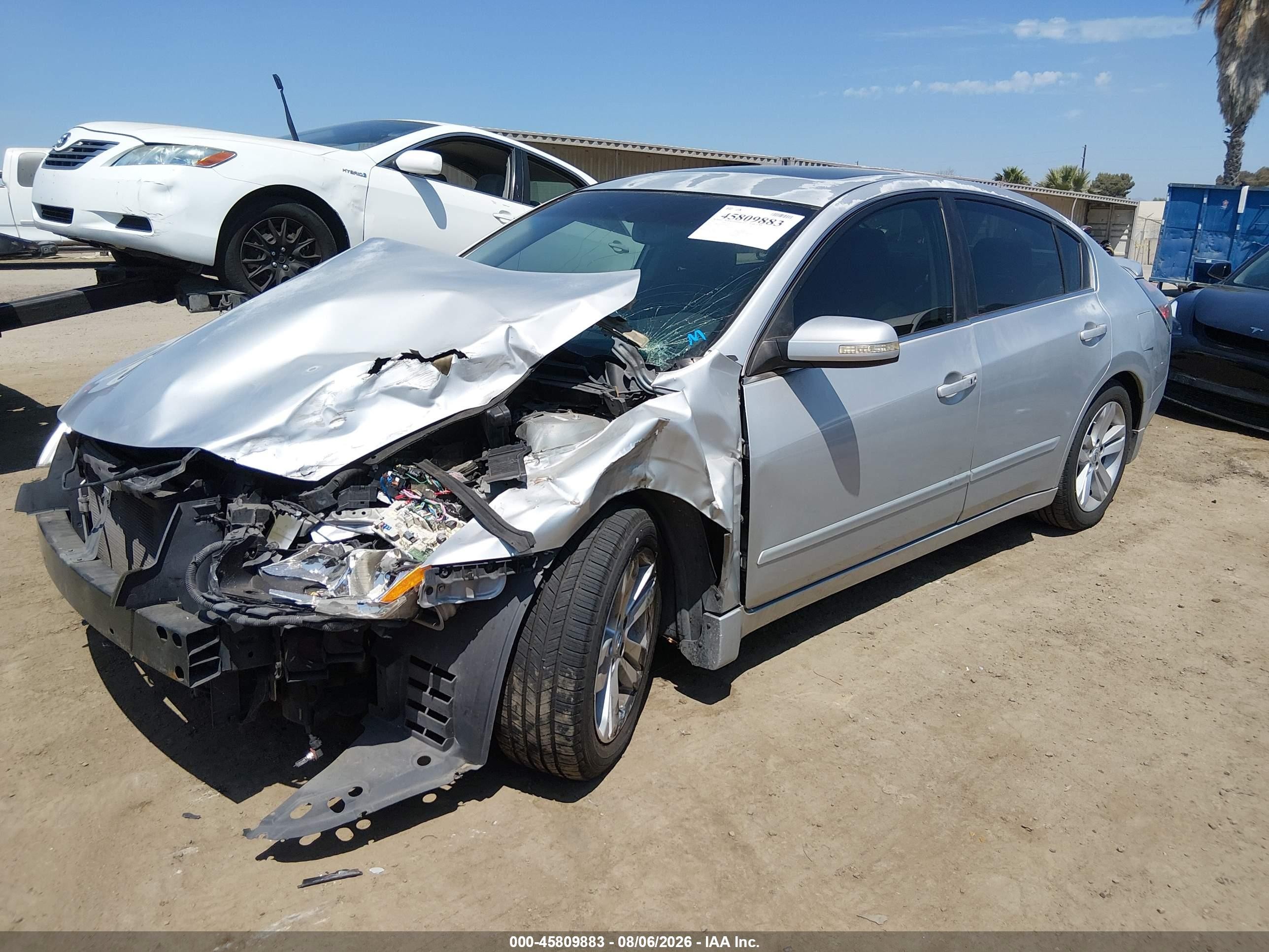 2012 Nissan Altima 3.5 Sr Серебряный vin: 1N4BL2AP1CN546665
