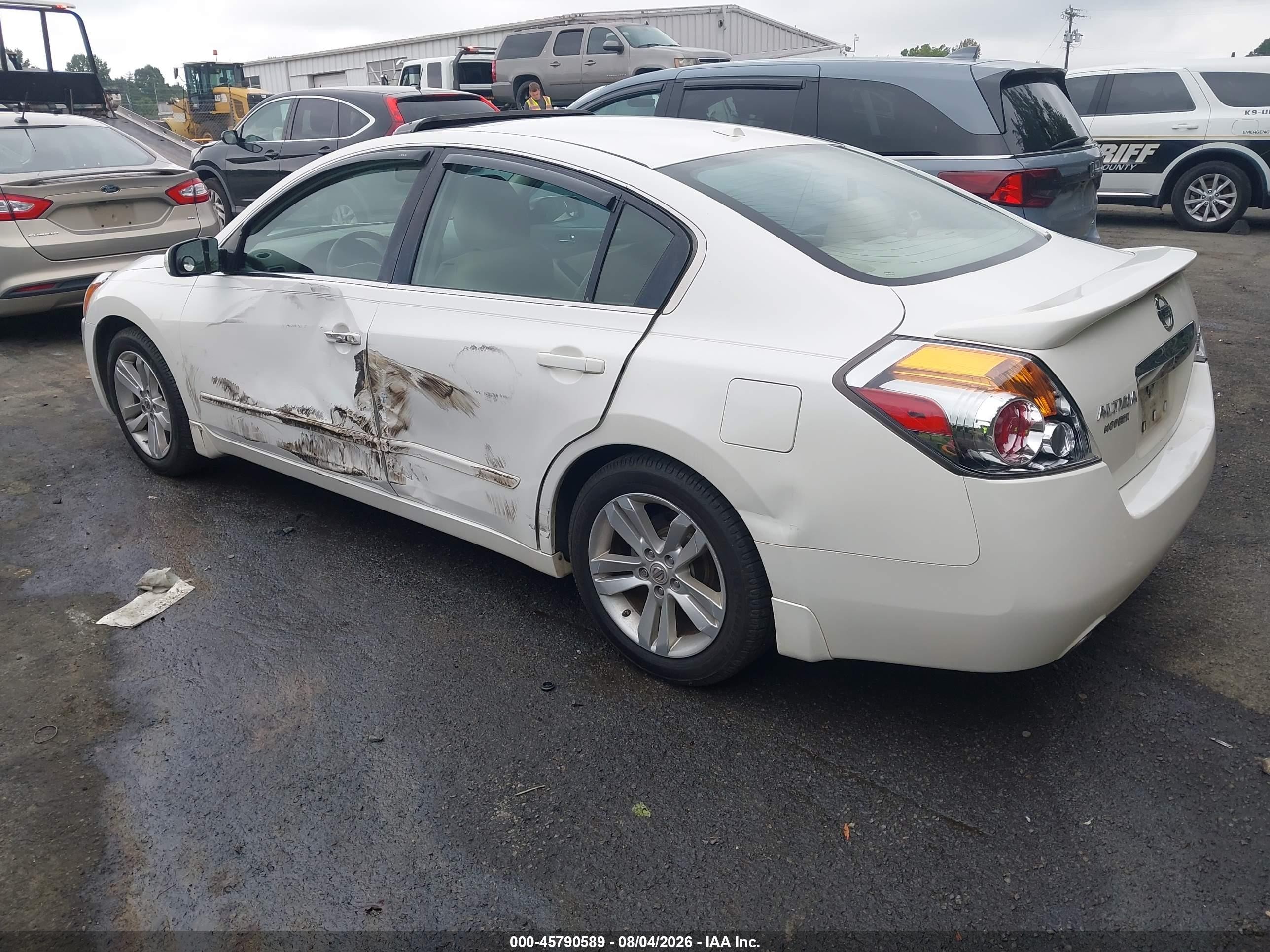 2011 Nissan Altima 3.5 Sr White vin: 1N4BL2AP2BC175378