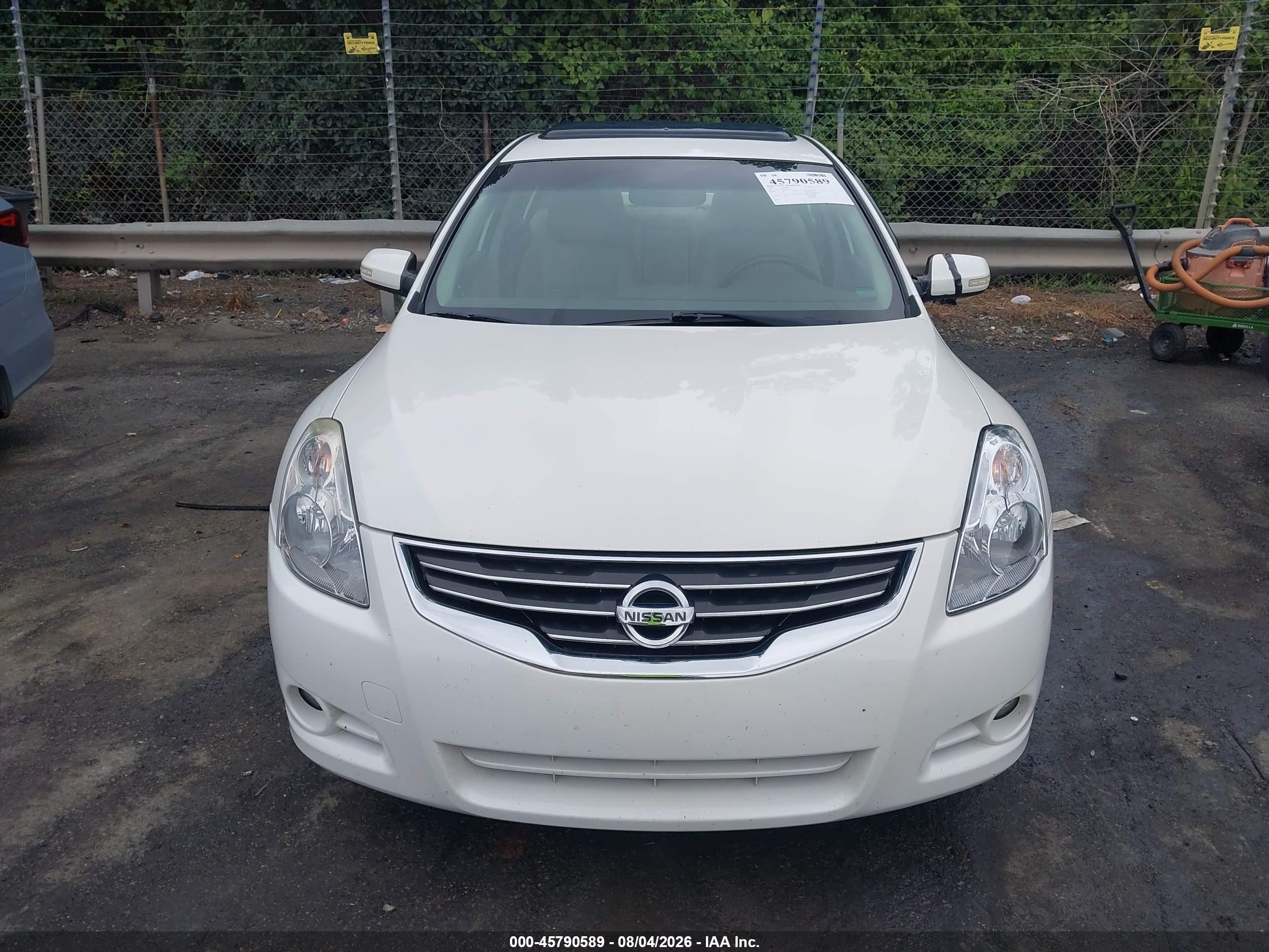 2011 Nissan Altima 3.5 Sr White vin: 1N4BL2AP2BC175378