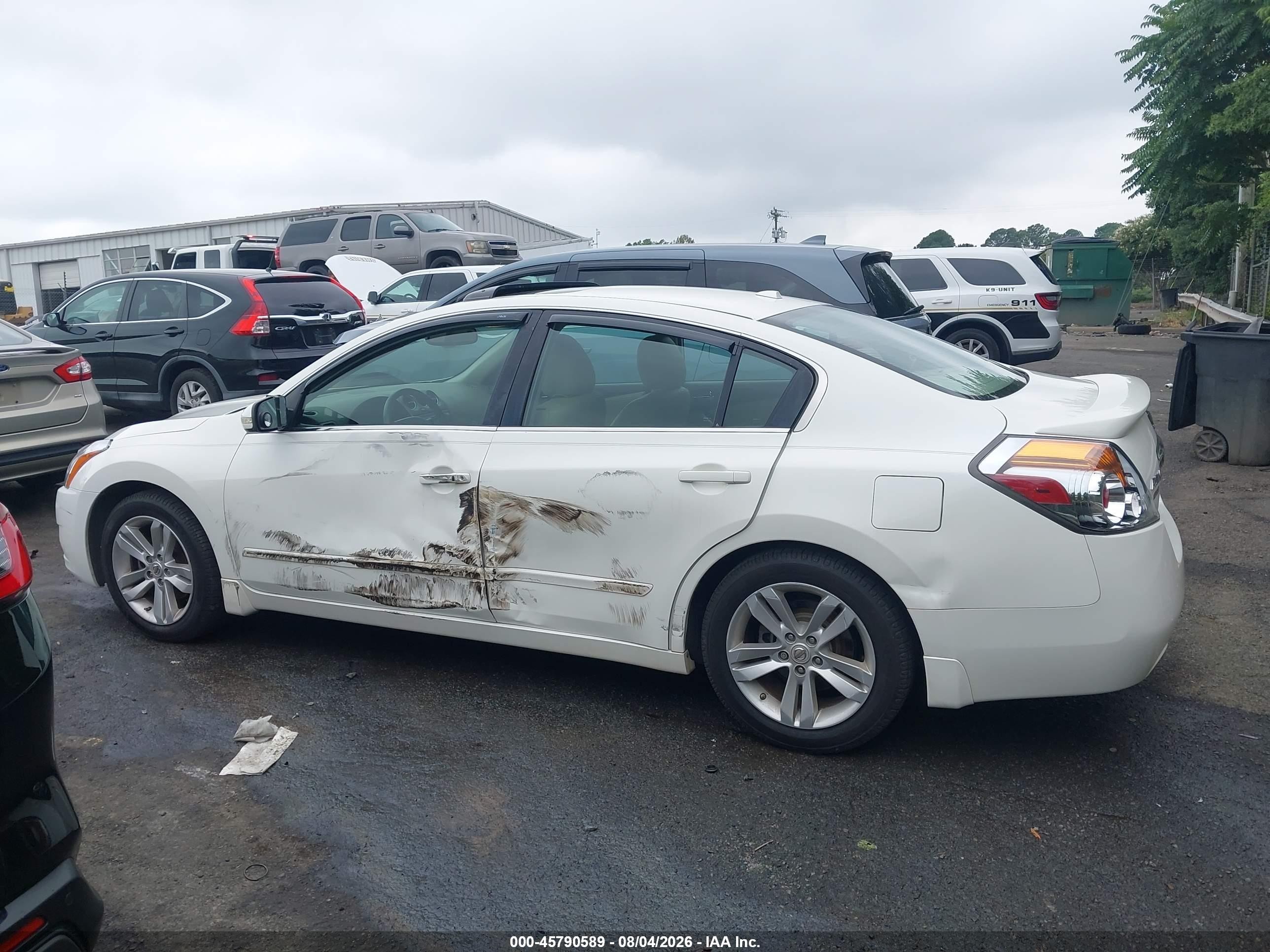 2011 Nissan Altima 3.5 Sr White vin: 1N4BL2AP2BC175378