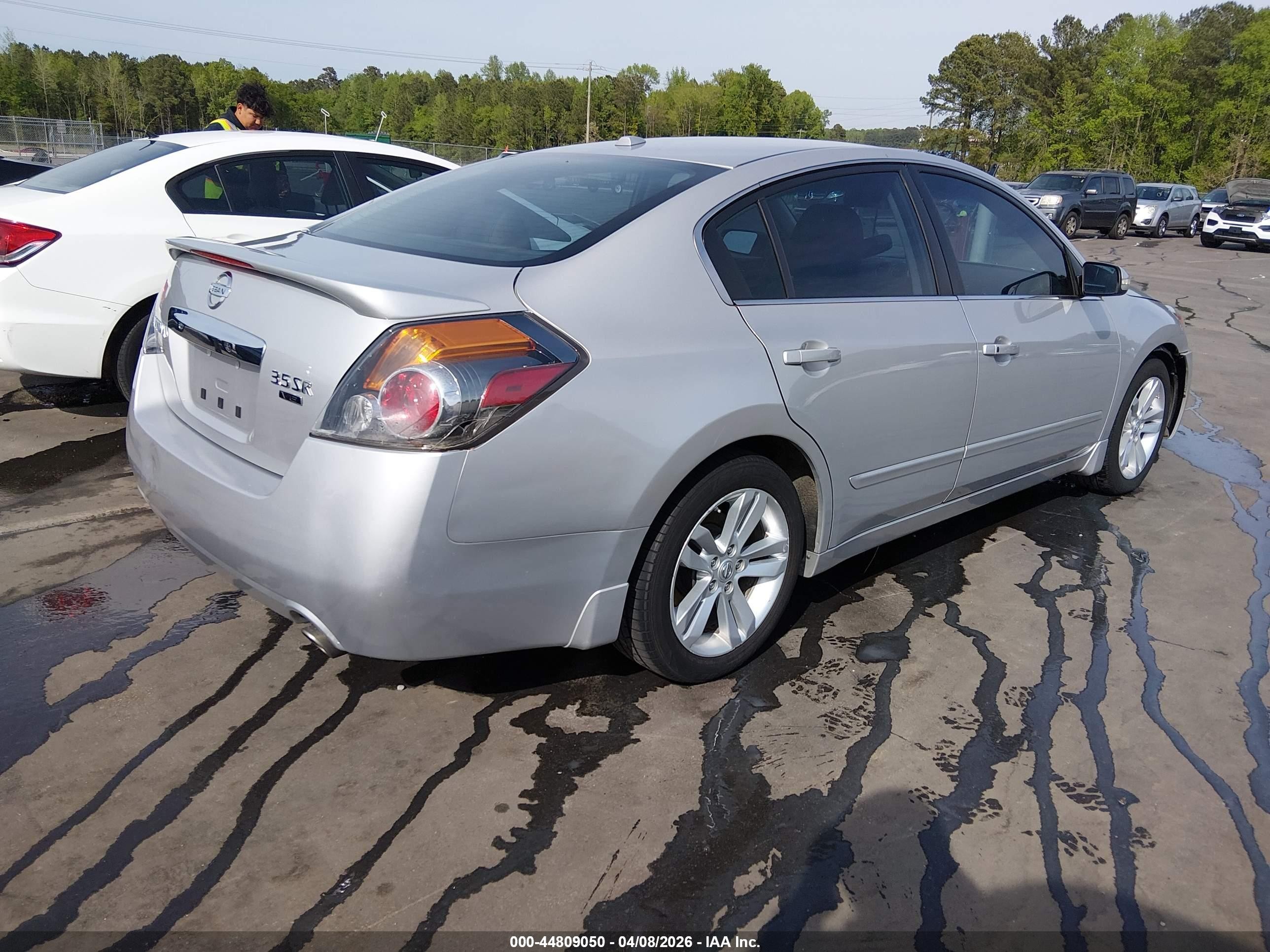 2011 Nissan Altima 3.5 Sr Silver vin: 1N4BL2AP2BN450994