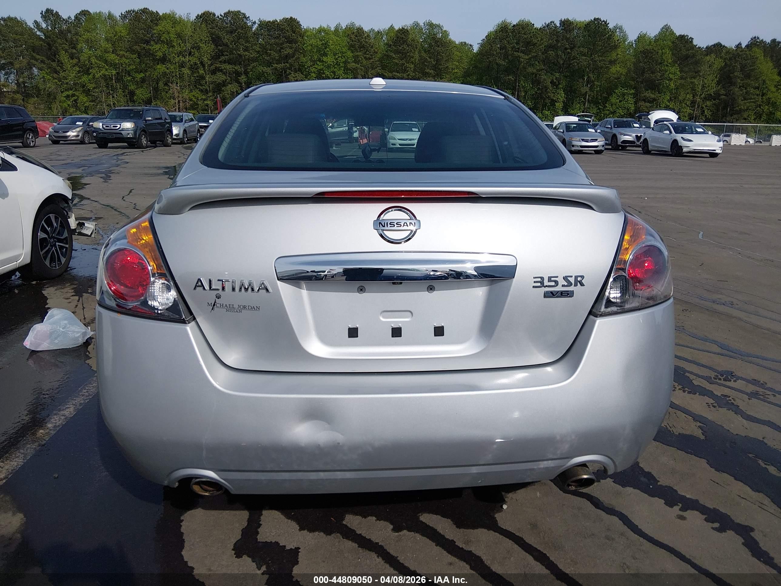 2011 Nissan Altima 3.5 Sr Silver vin: 1N4BL2AP2BN450994