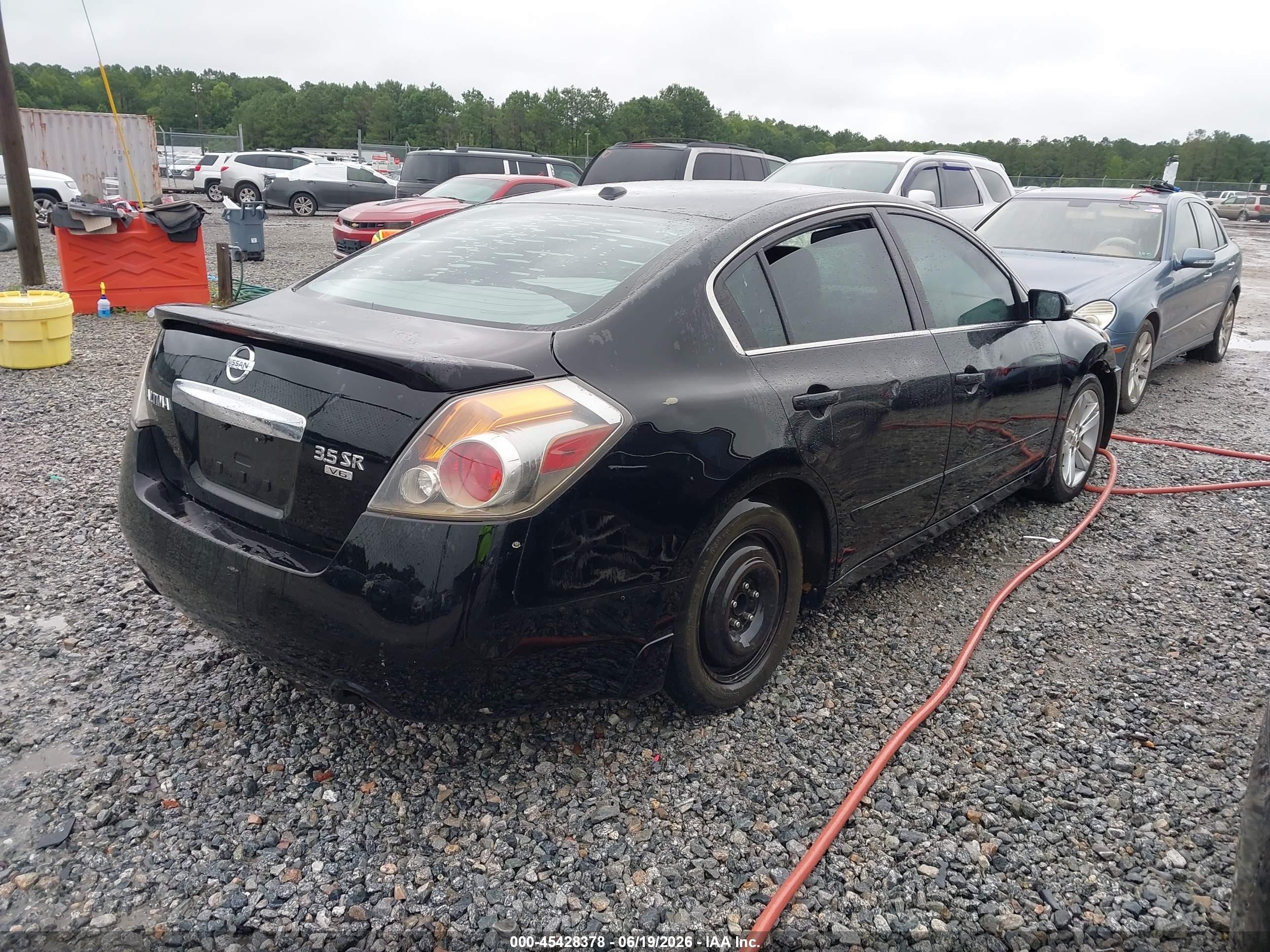 2012 Nissan Altima 3.5 Sr Black vin: 1N4BL2AP2CN542916