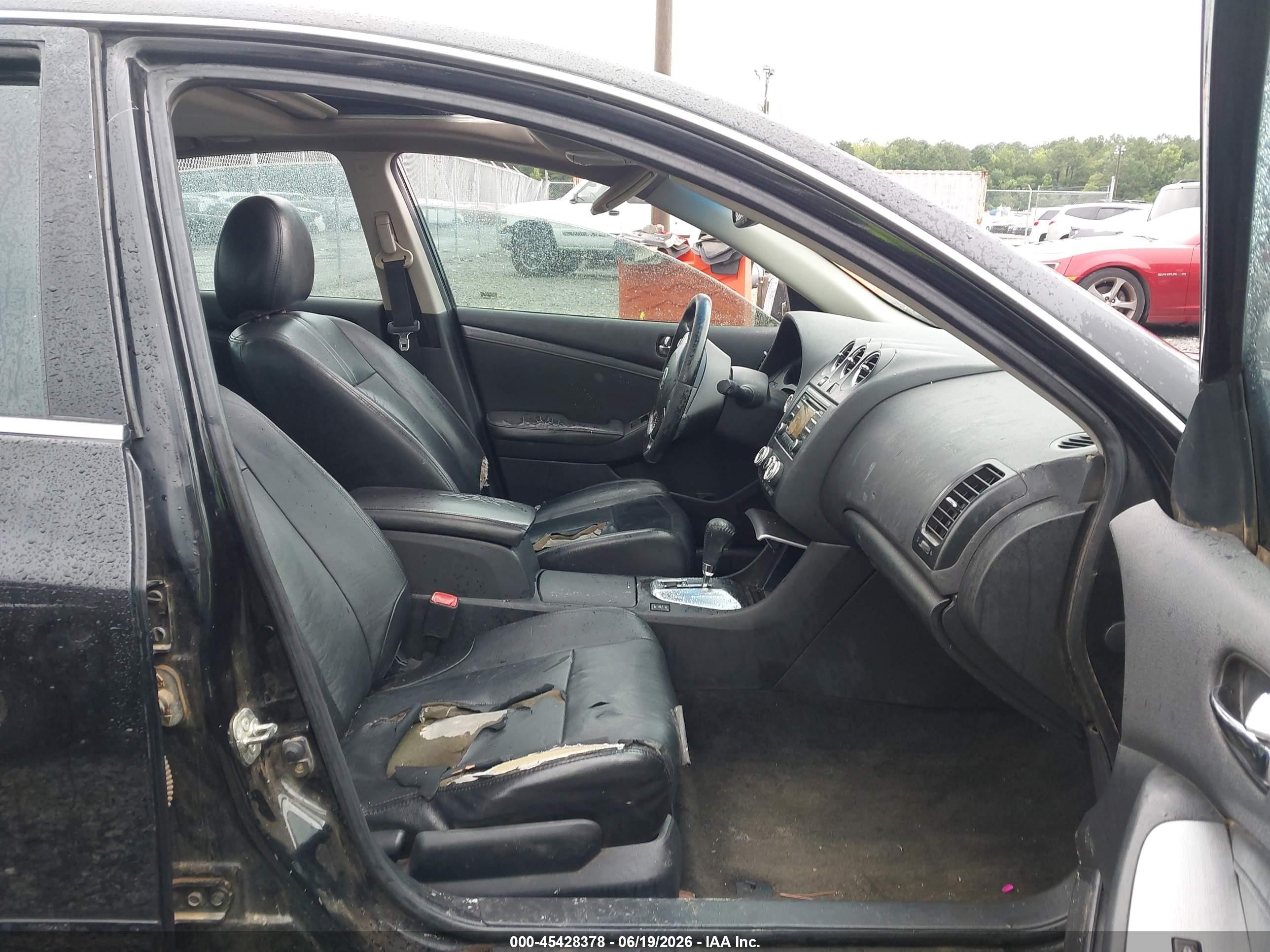 2012 Nissan Altima 3.5 Sr Black vin: 1N4BL2AP2CN542916