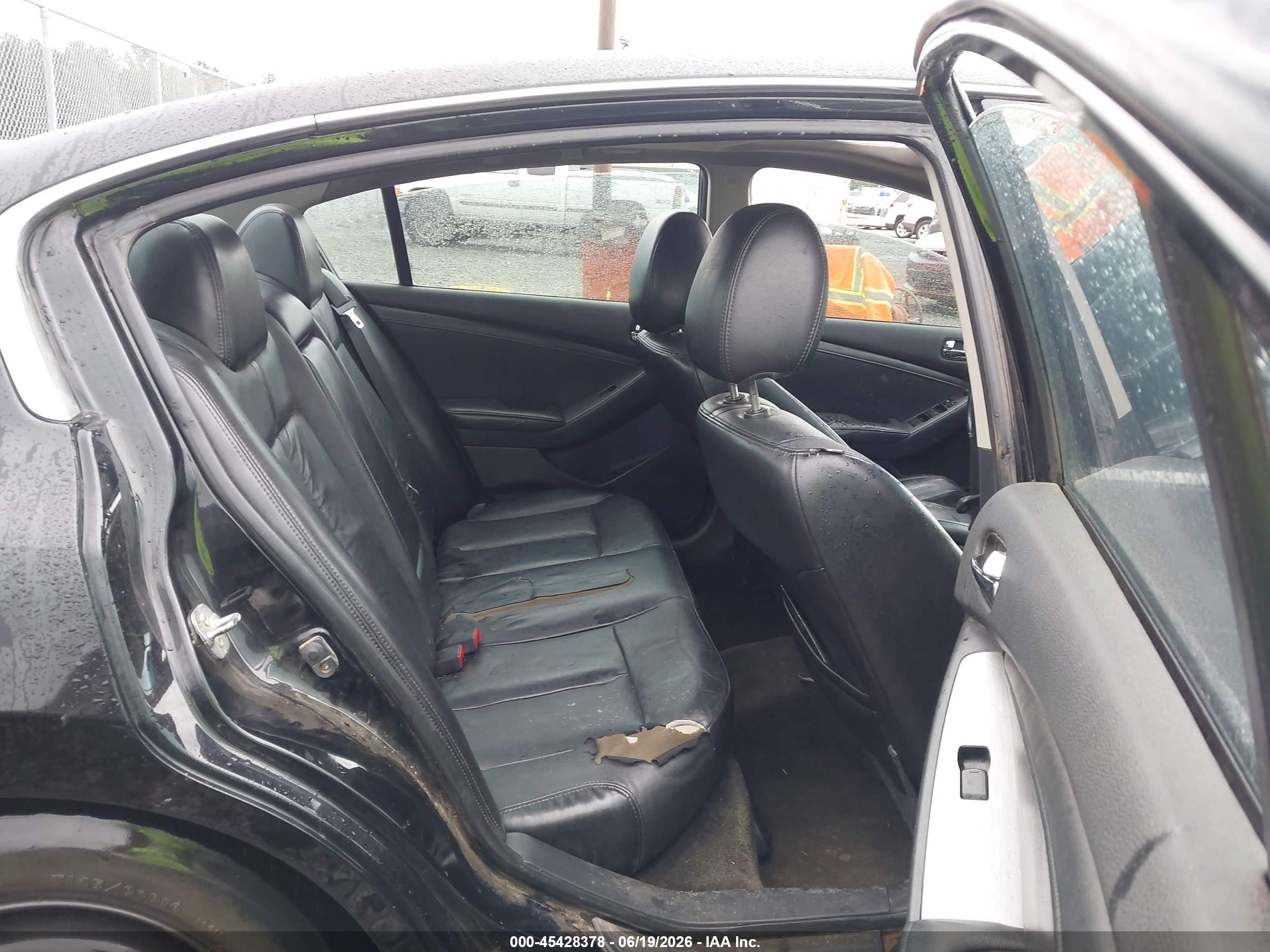 2012 Nissan Altima 3.5 Sr Black vin: 1N4BL2AP2CN542916