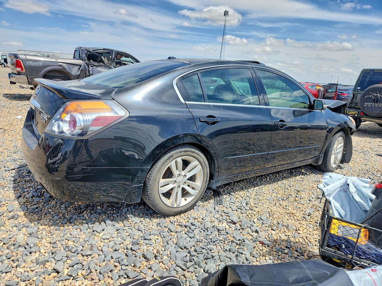 2010 Nissan Altima Sr Black vin: 1N4BL2AP3AN459962
