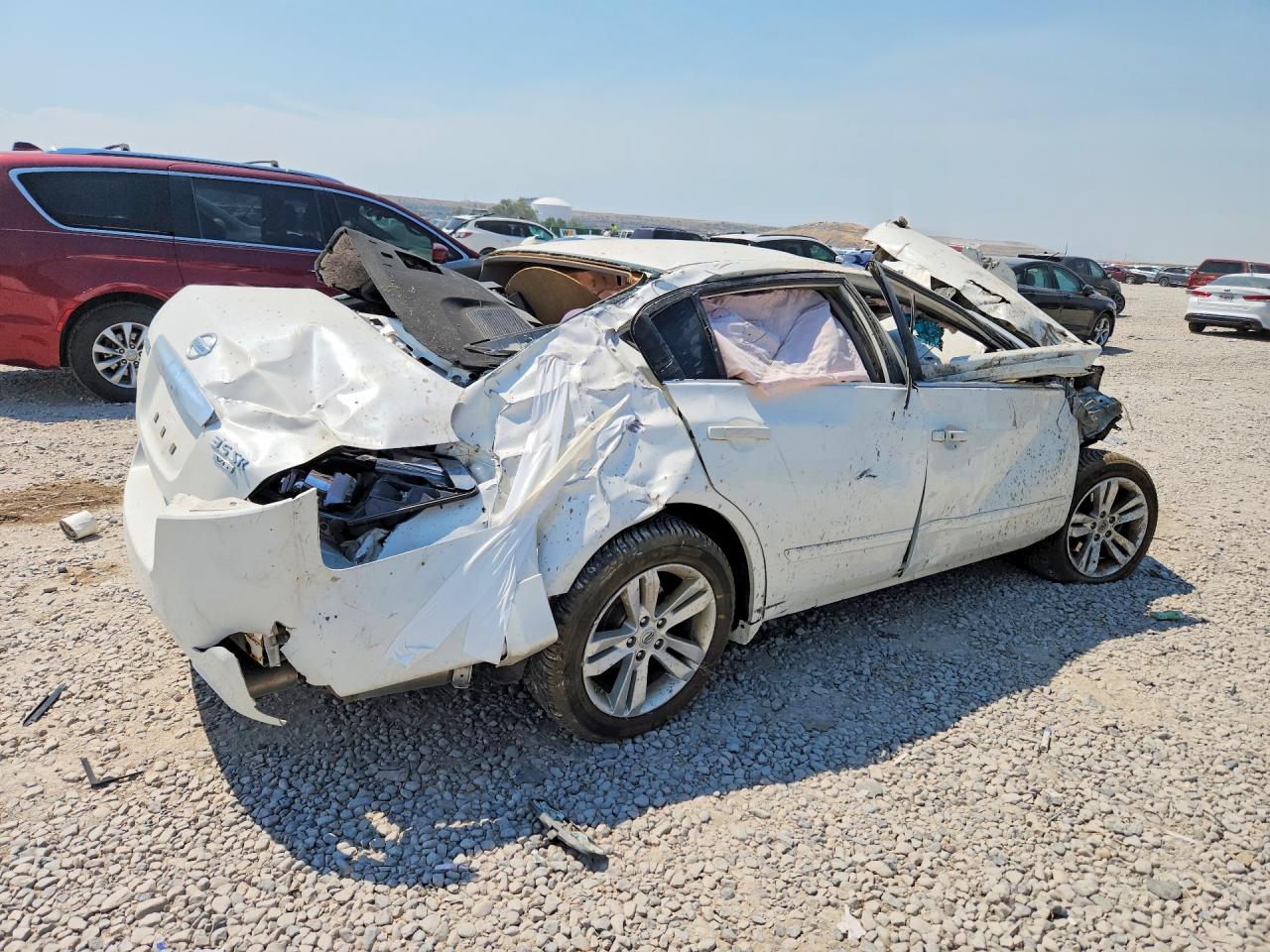 2011 Nissan Altima Sr White vin: 1N4BL2AP3BC130112