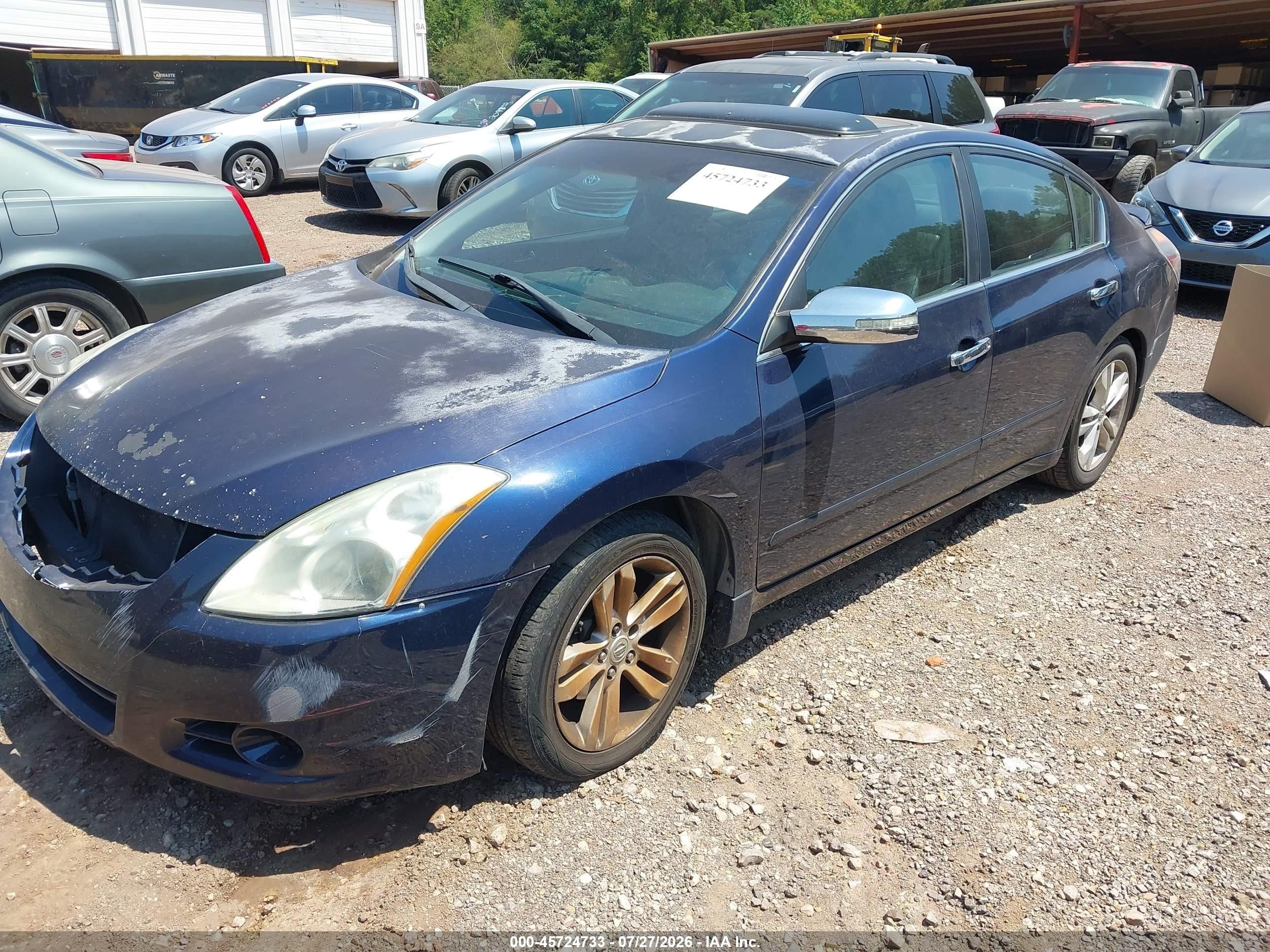 2011 Nissan Altima 3.5 Sr Blue vin: 1N4BL2AP3BN488802