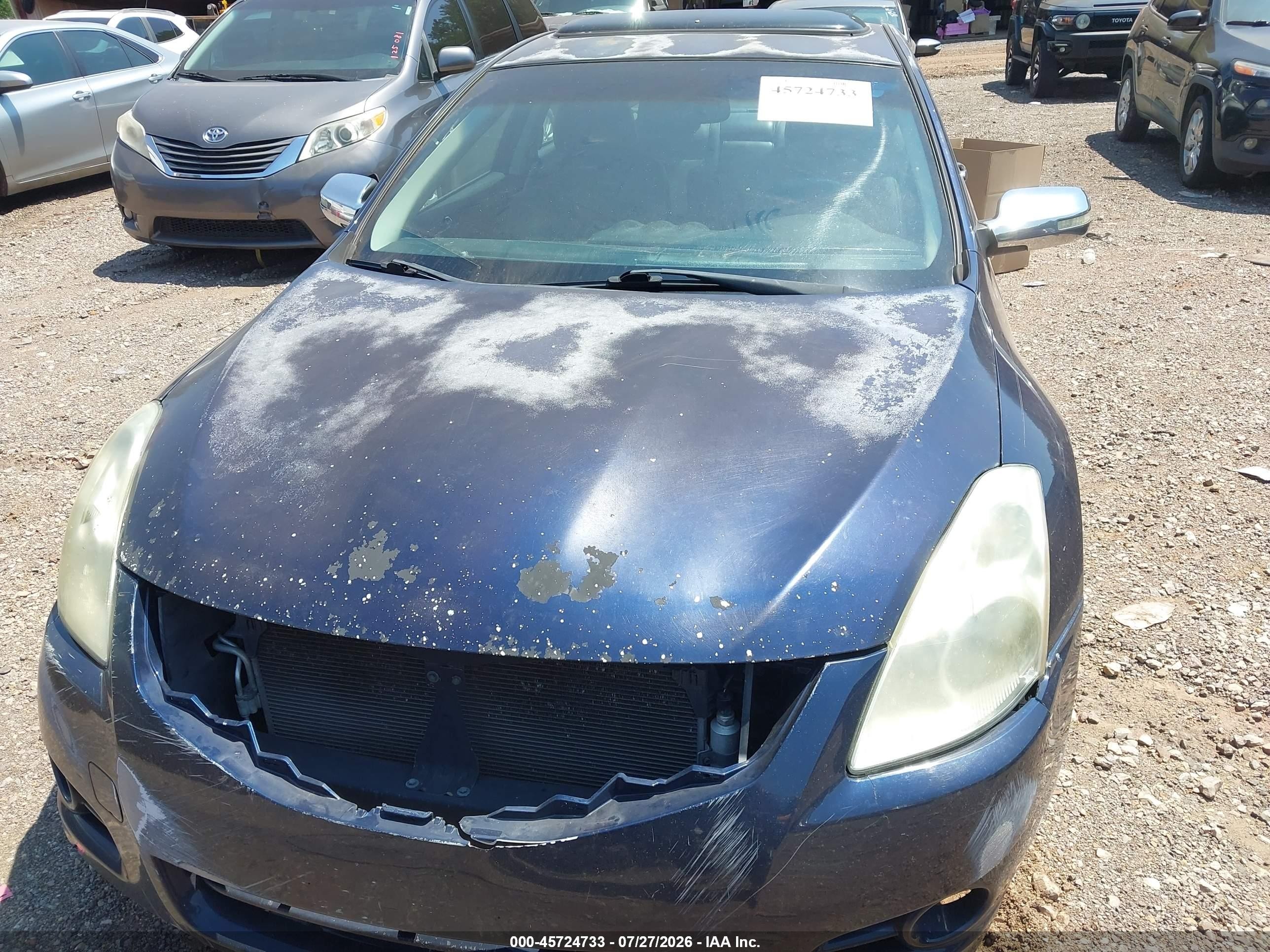 2011 Nissan Altima 3.5 Sr Blue vin: 1N4BL2AP3BN488802