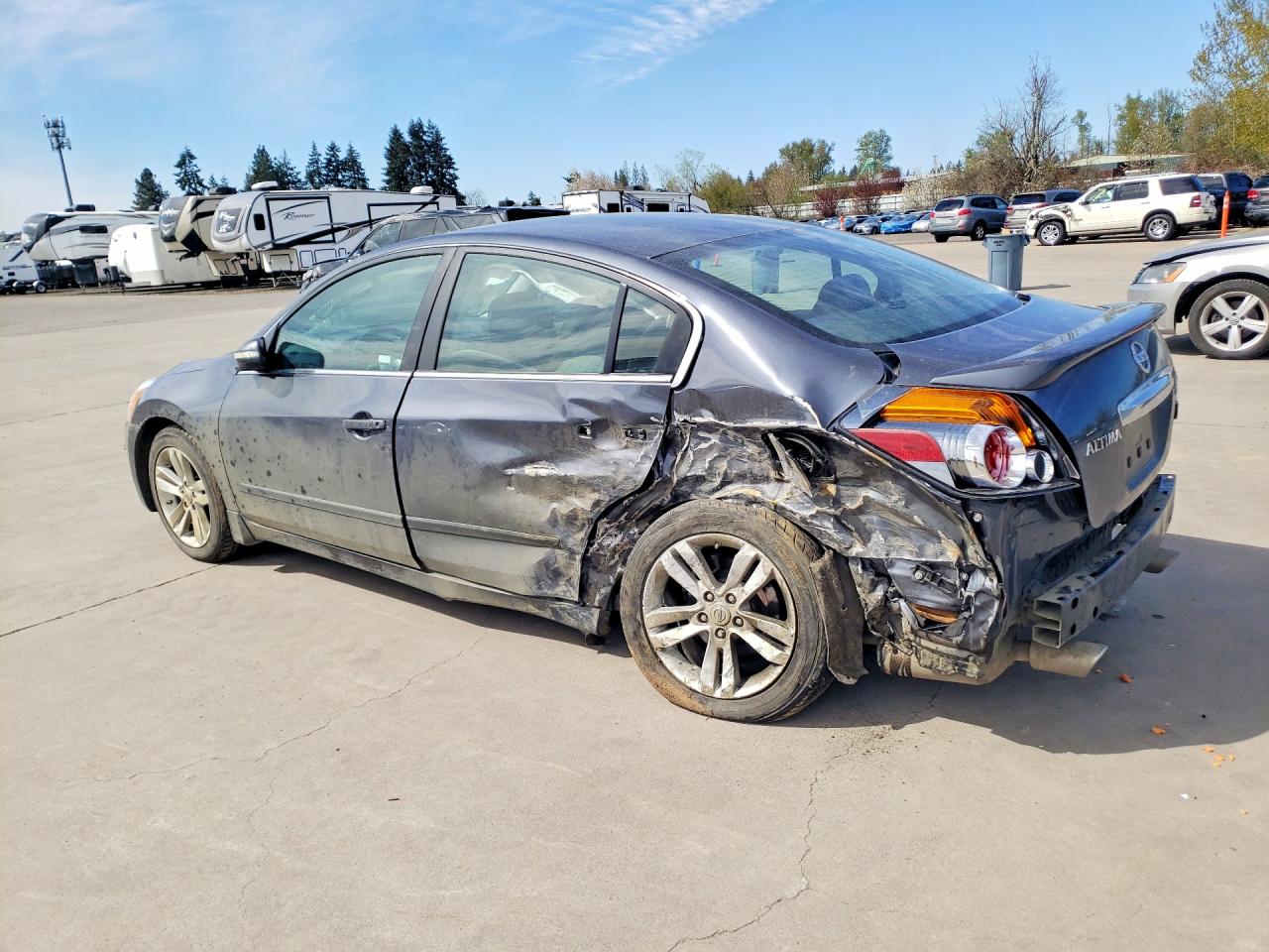 2012 Nissan Altima 3.5 Sr Gray vin: 1N4BL2AP3CC158476