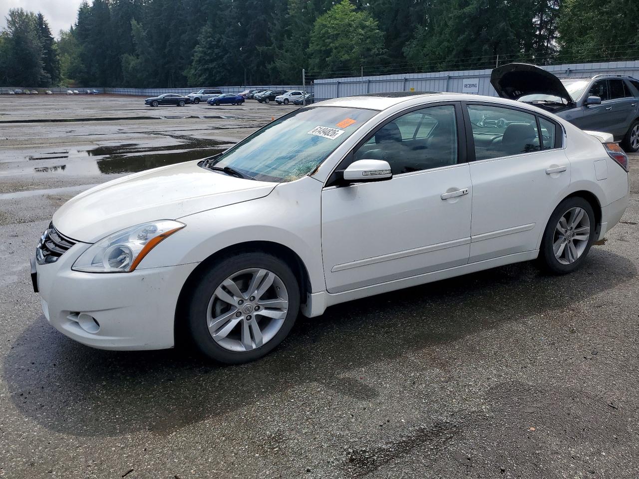 2012 Nissan Altima Sr White vin: 1N4BL2AP3CC256133