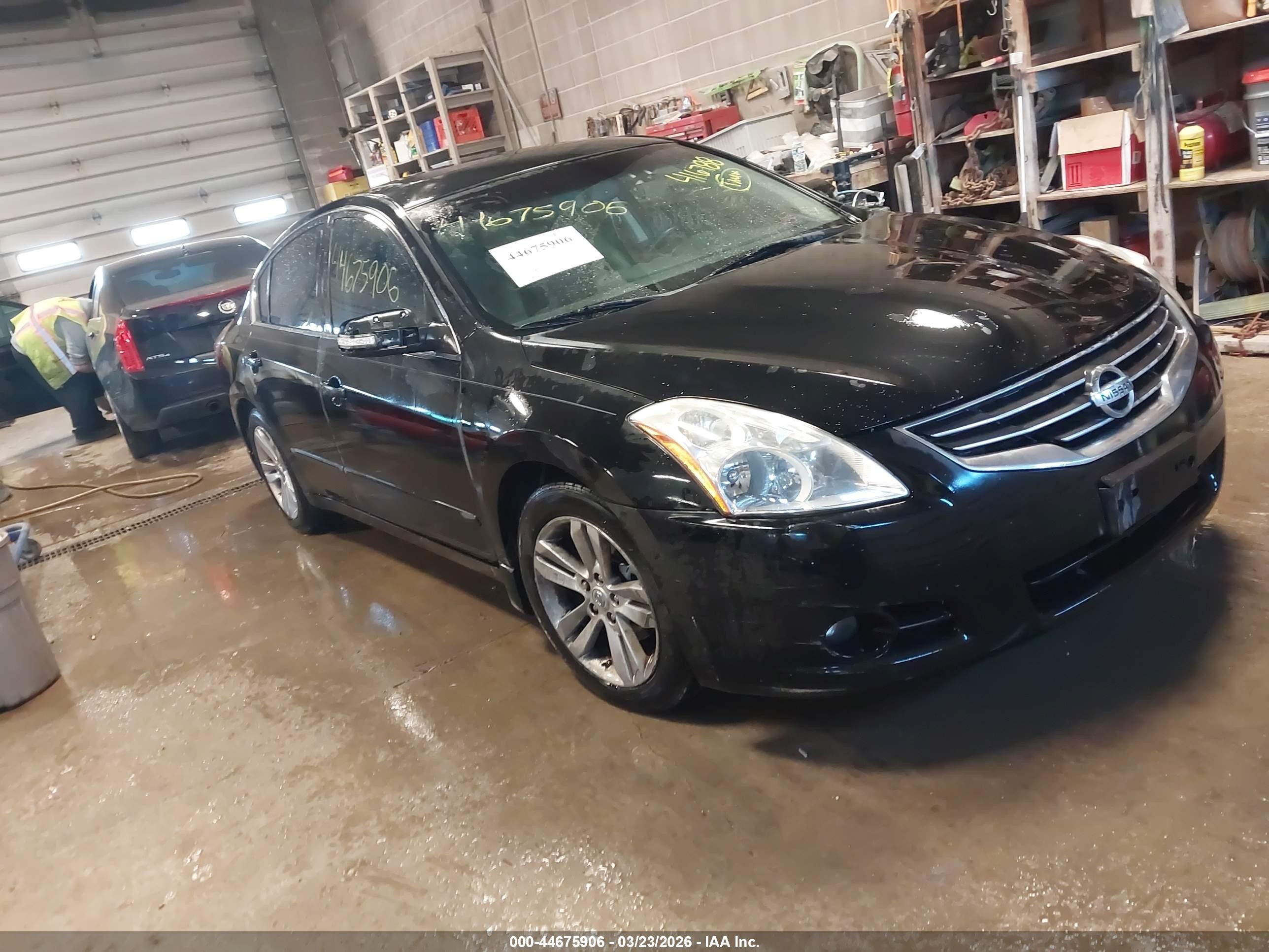 2012 Nissan Altima 3.5 Sr Black vin: 1N4BL2AP3CN416788