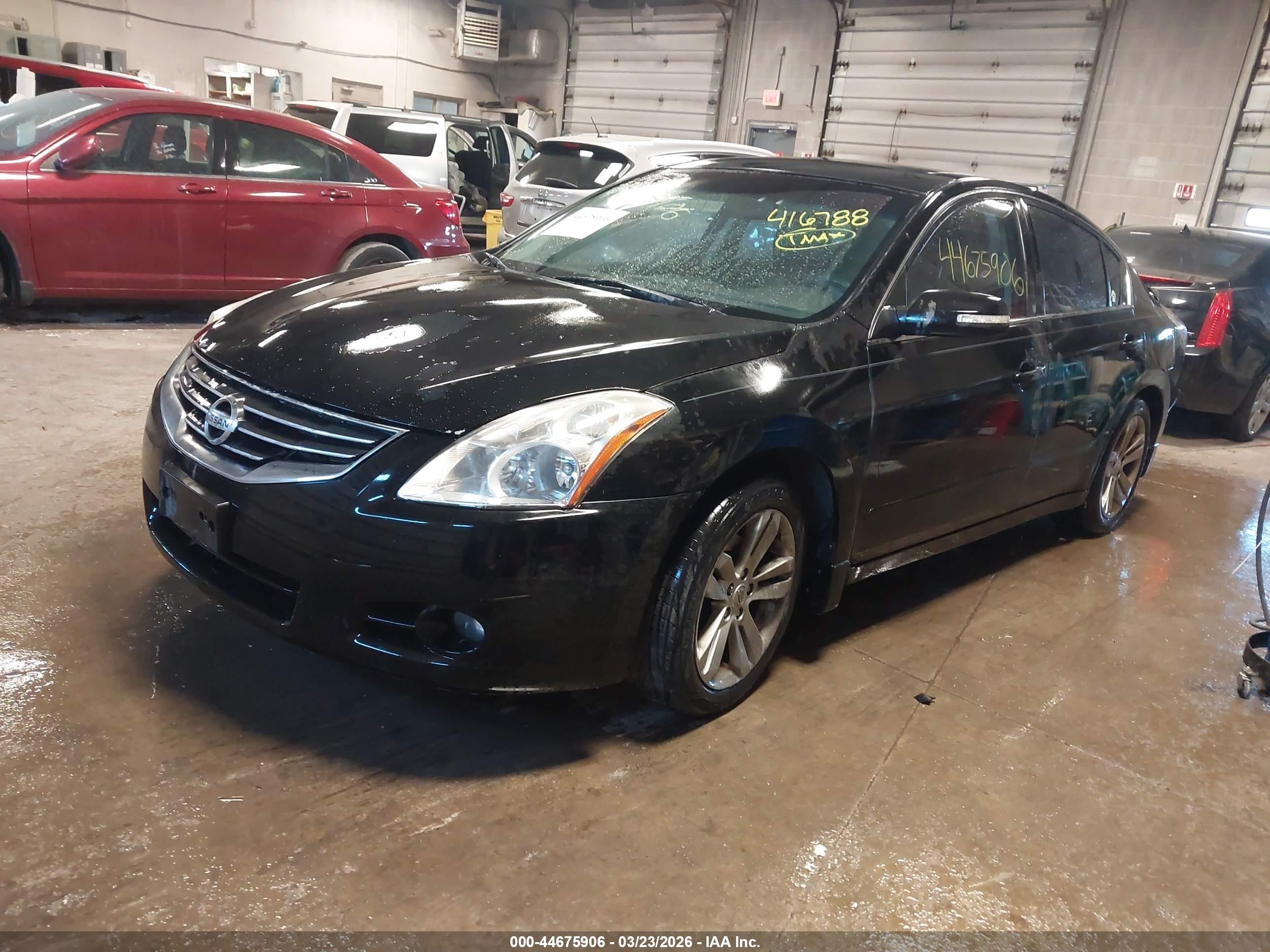 2012 Nissan Altima 3.5 Sr Black vin: 1N4BL2AP3CN416788