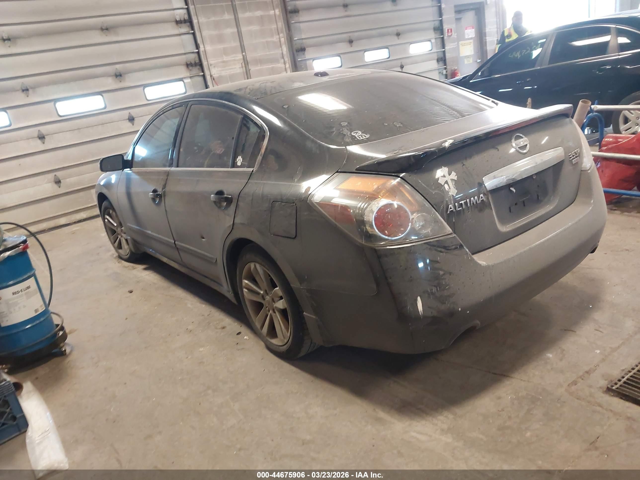 2012 Nissan Altima 3.5 Sr Black vin: 1N4BL2AP3CN416788