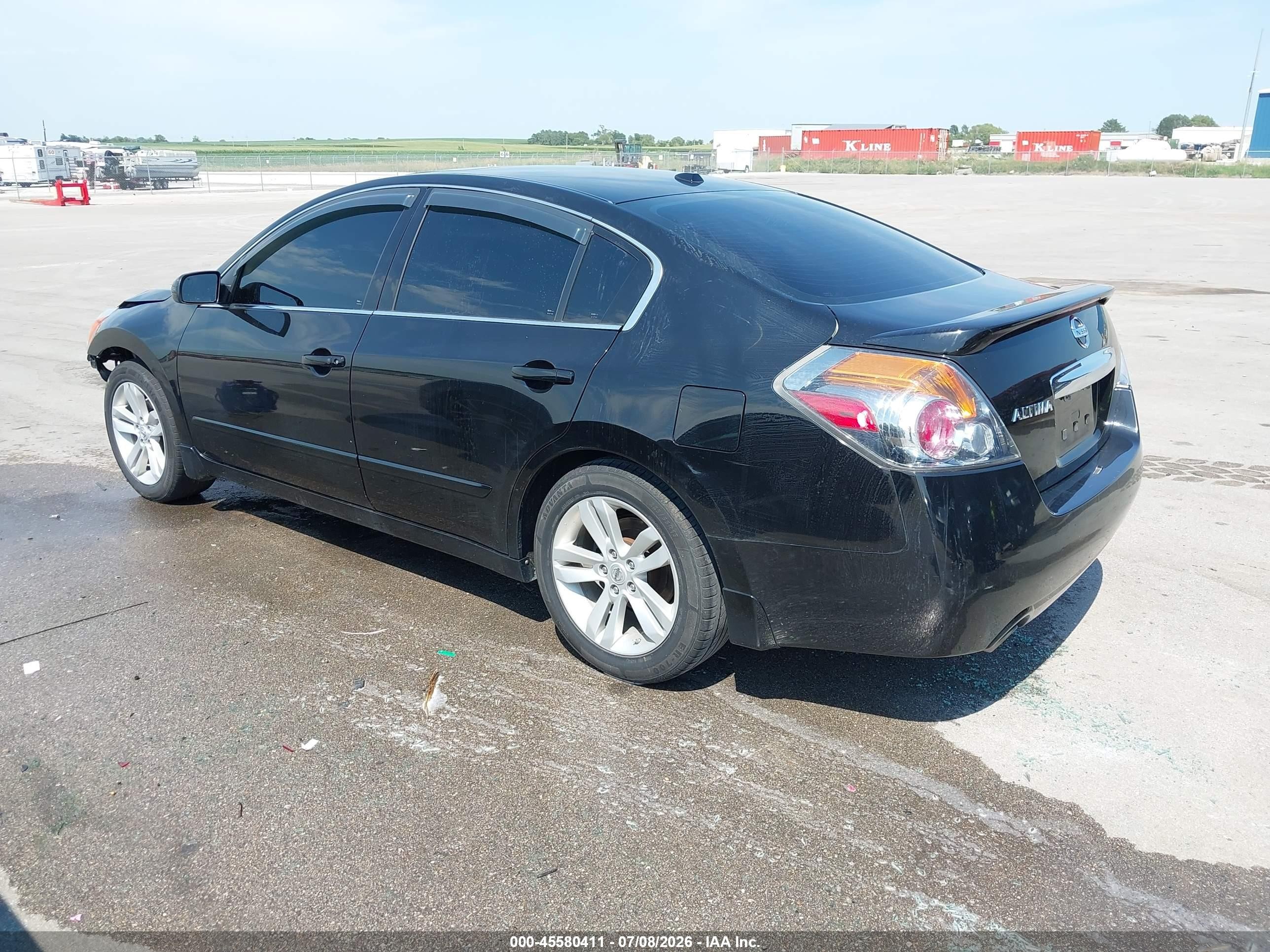 2012 Nissan Altima 3.5 Sr Black vin: 1N4BL2AP3CN419674