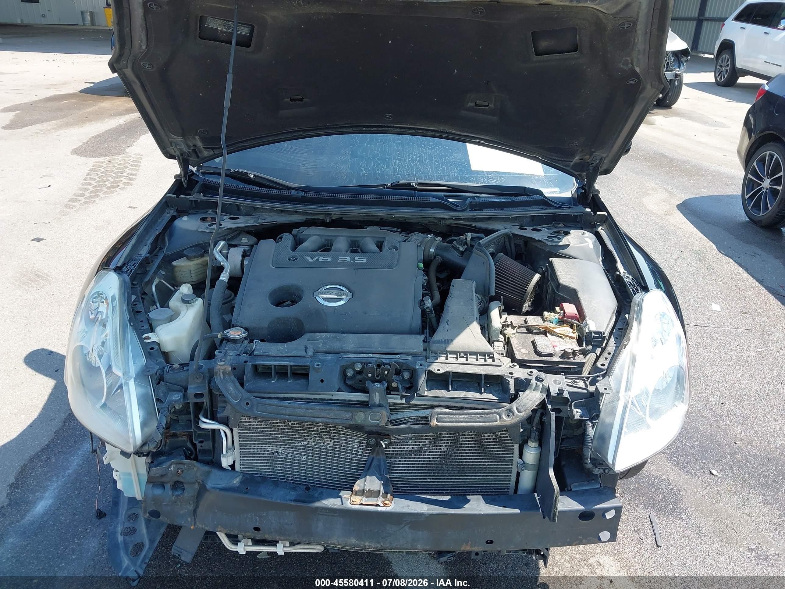 2012 Nissan Altima 3.5 Sr Black vin: 1N4BL2AP3CN419674