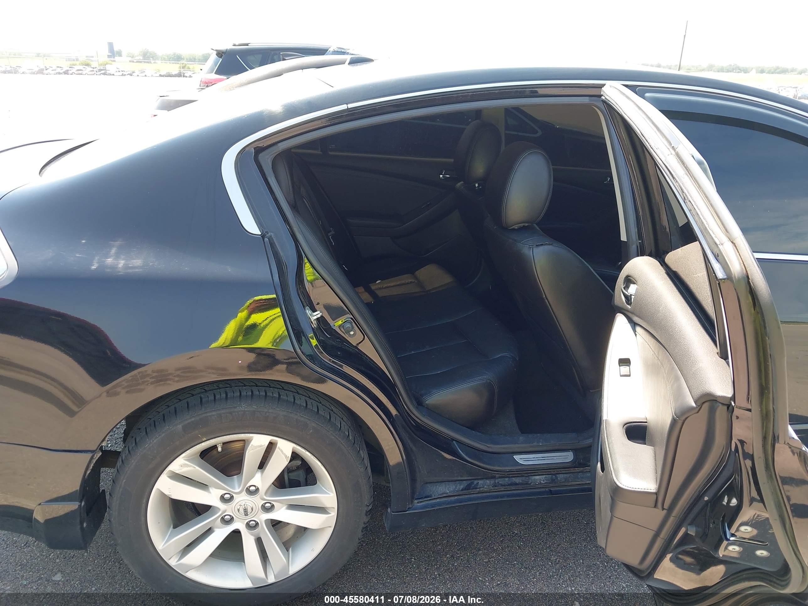 2012 Nissan Altima 3.5 Sr Black vin: 1N4BL2AP3CN419674