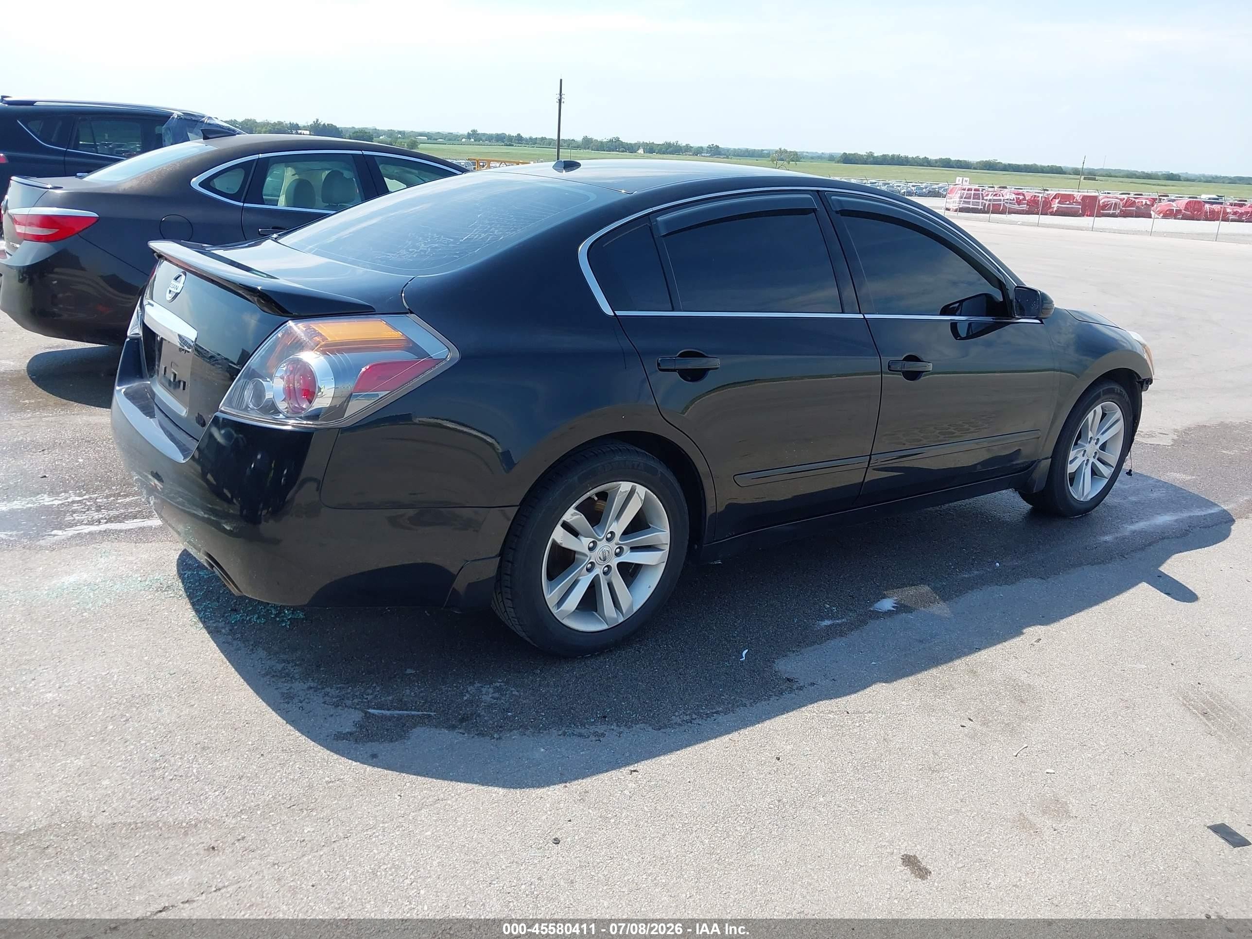 2012 Nissan Altima 3.5 Sr Black vin: 1N4BL2AP3CN419674