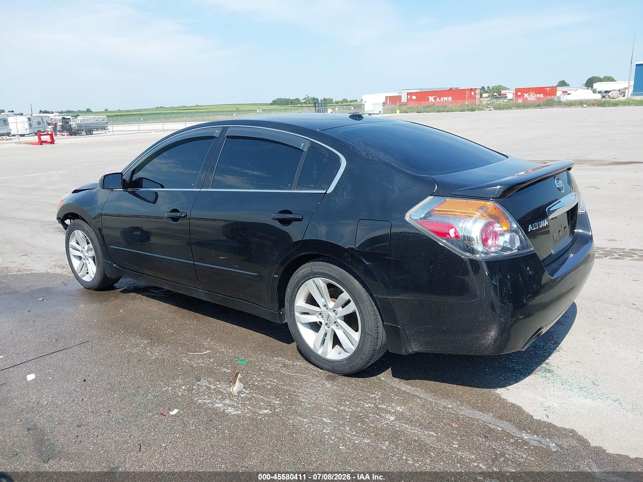 2012 Nissan Altima 3.5 Sr Black vin: 1N4BL2AP3CN419674