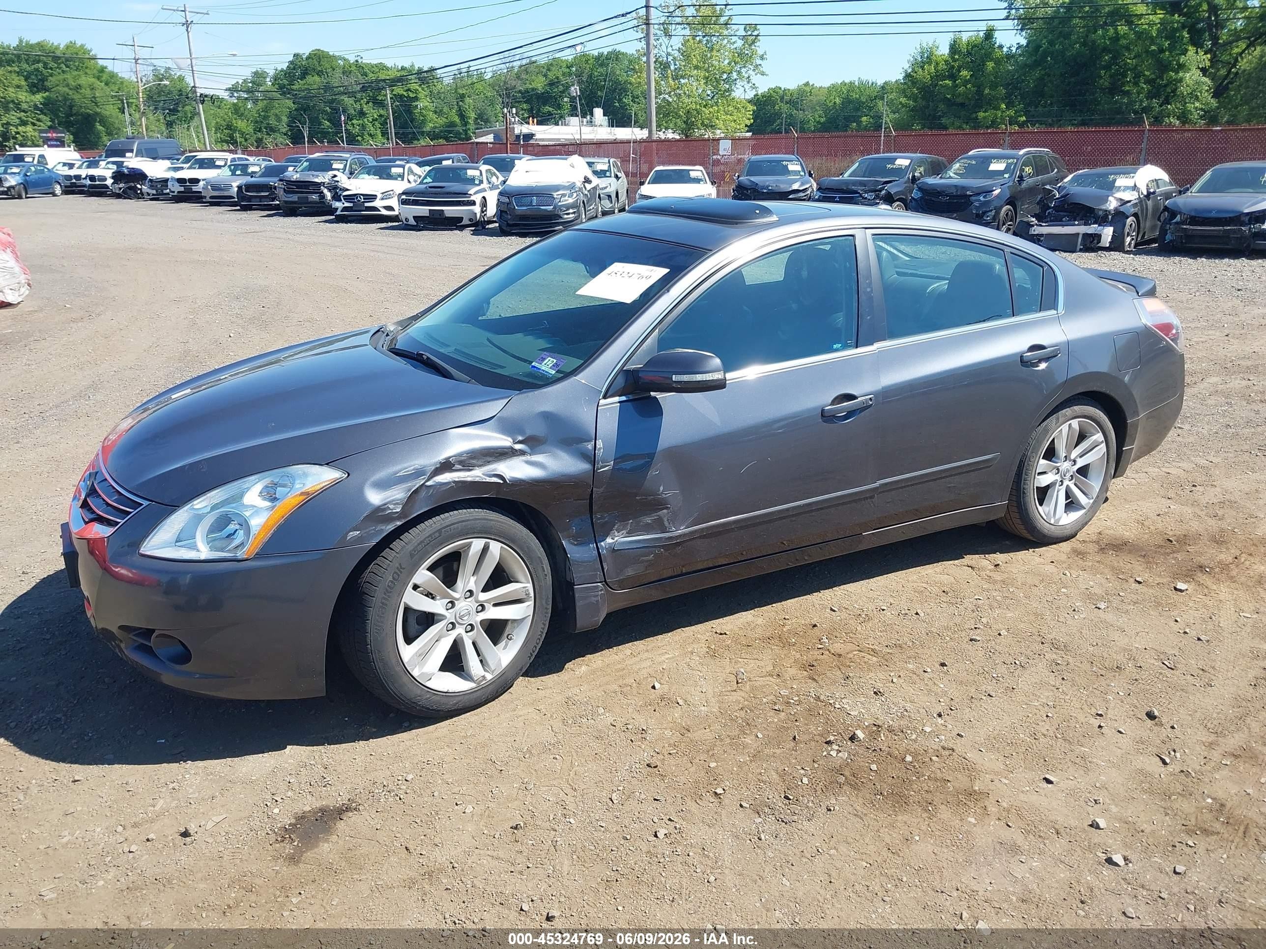 2012 Nissan Altima 3.5 Sr Gray vin: 1N4BL2AP4CC191826