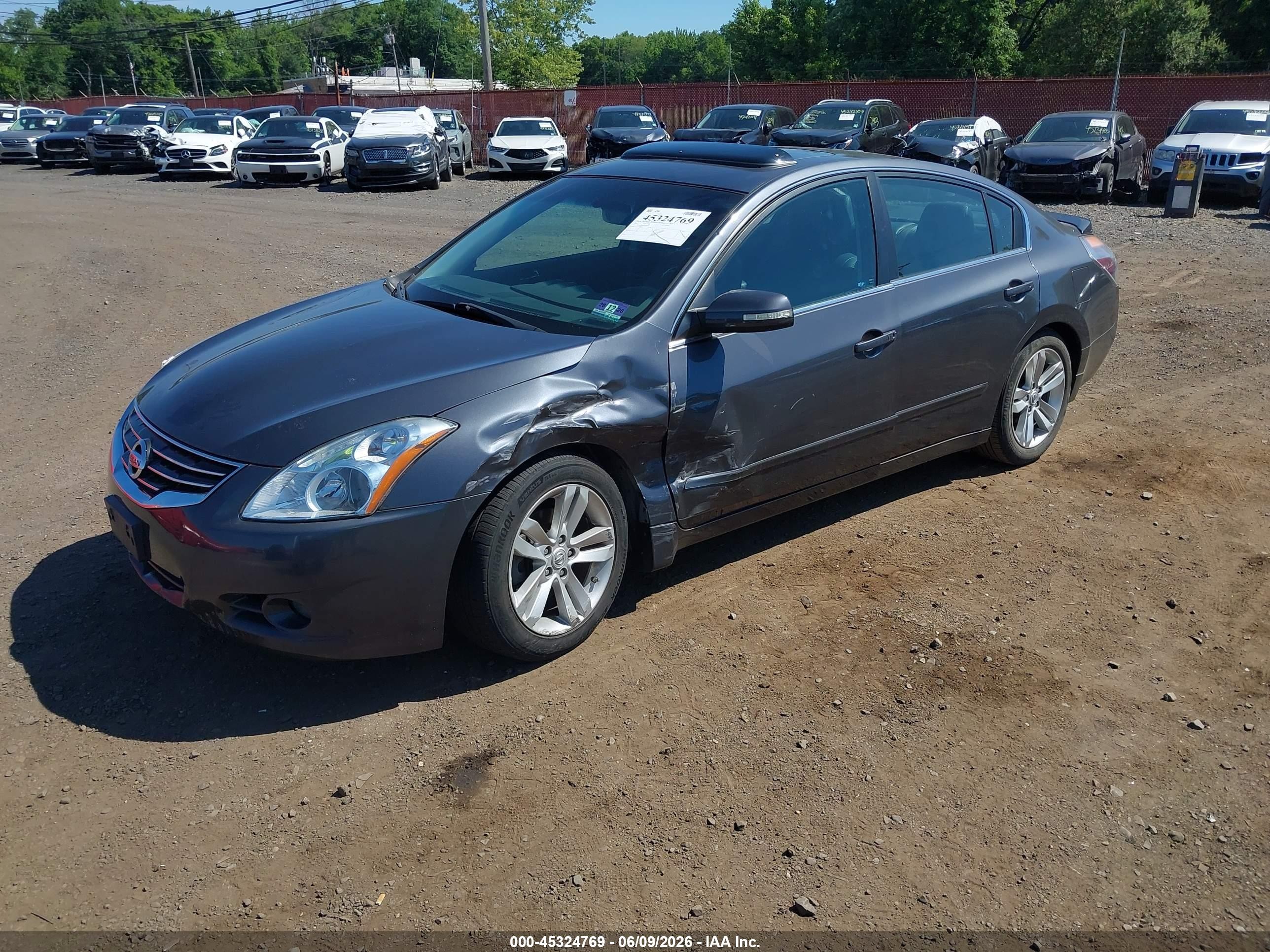 2012 Nissan Altima 3.5 Sr Gray vin: 1N4BL2AP4CC191826
