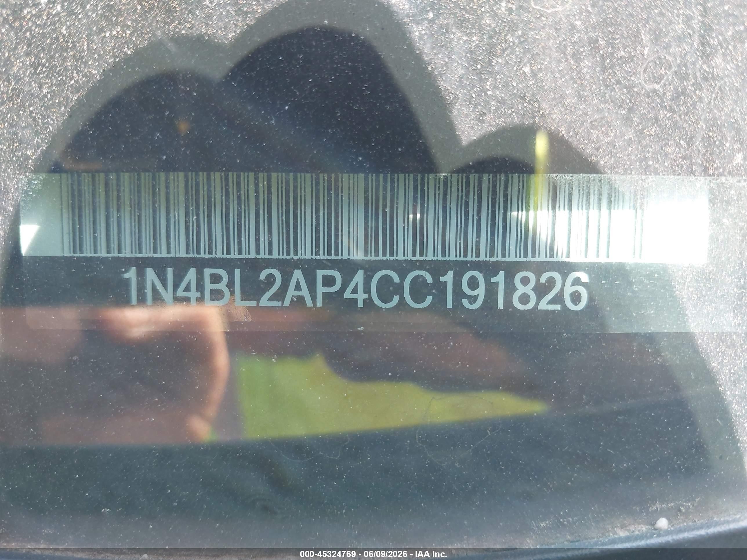 2012 Nissan Altima 3.5 Sr Gray vin: 1N4BL2AP4CC191826