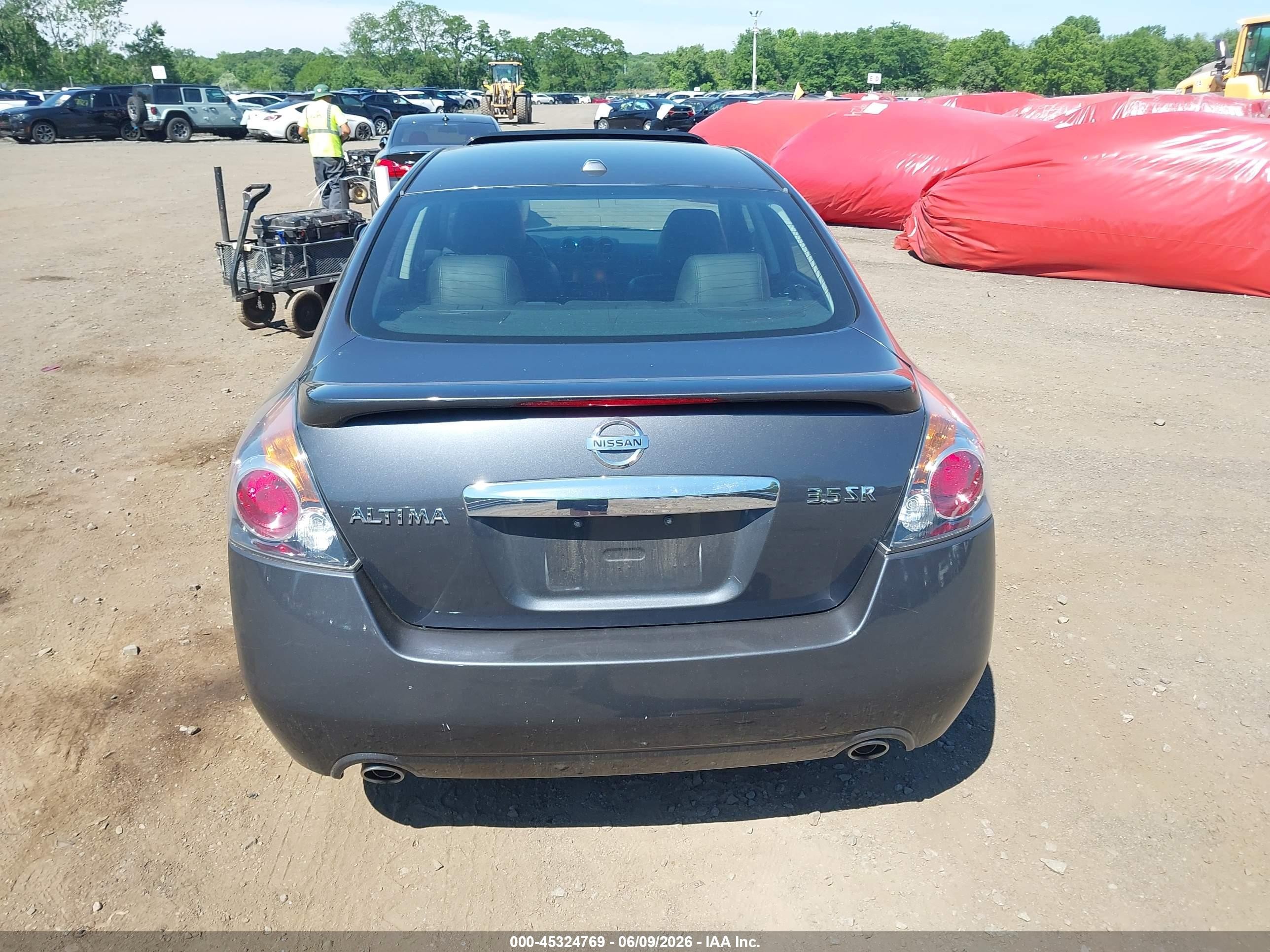 2012 Nissan Altima 3.5 Sr Gray vin: 1N4BL2AP4CC191826