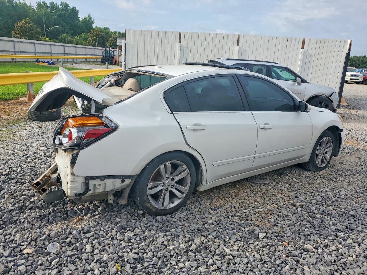 2012 Nissan Altima Sr White vin: 1N4BL2AP4CN415861